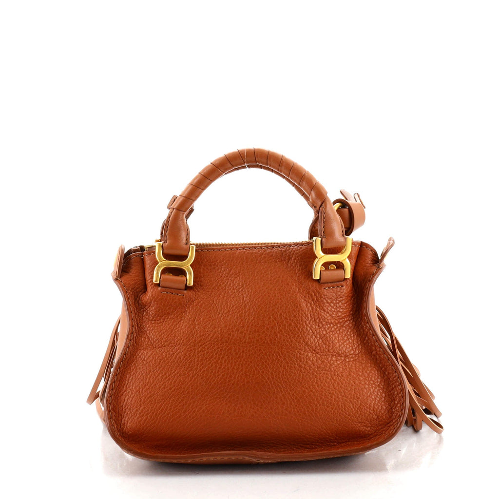 Marcie Fringe Satchel Leather Mini