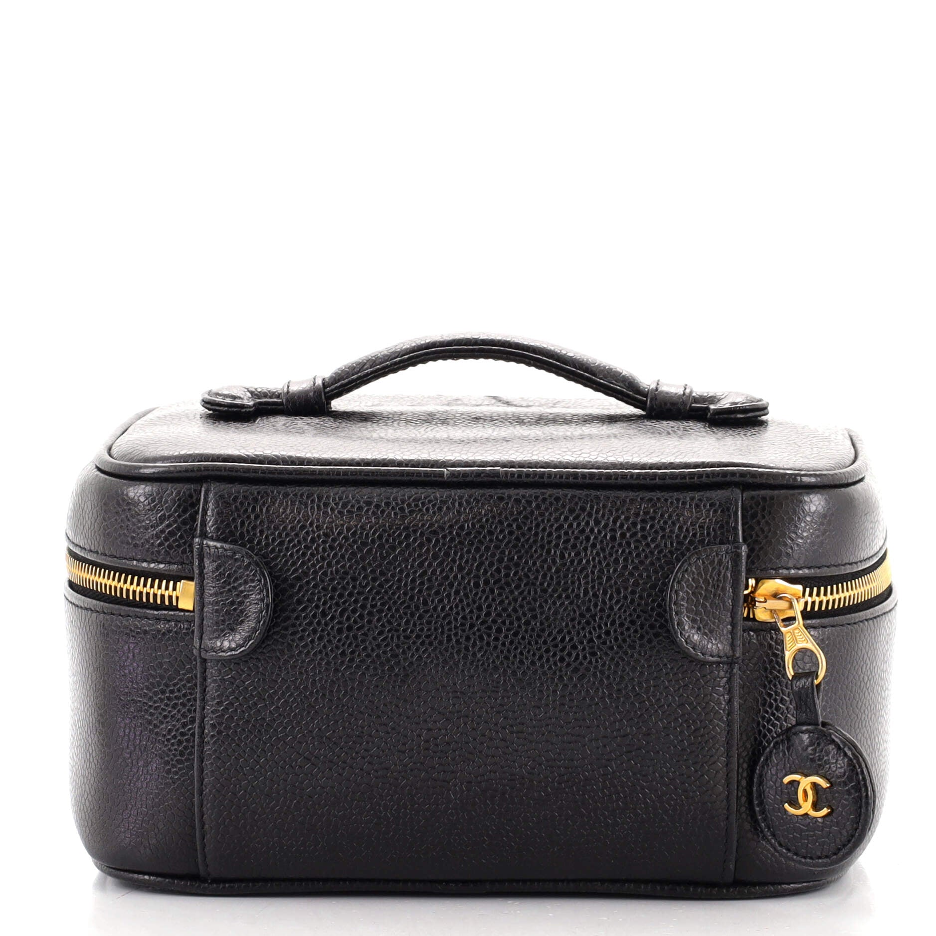 Vintage Timeless Cosmetic Case Caviar Medium