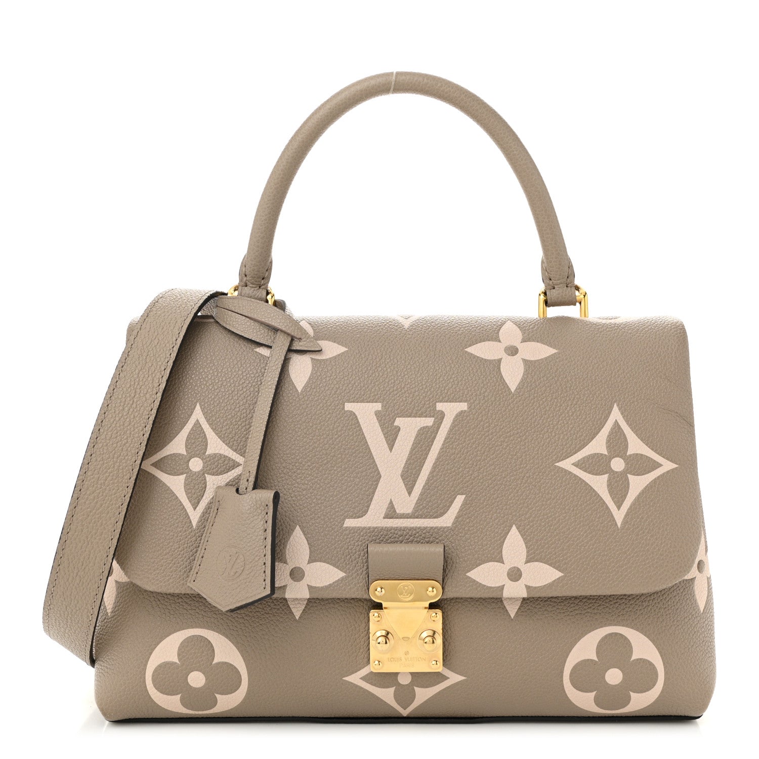 Empreinte Monogram Giant Madeleine MM Dove Grey Beige