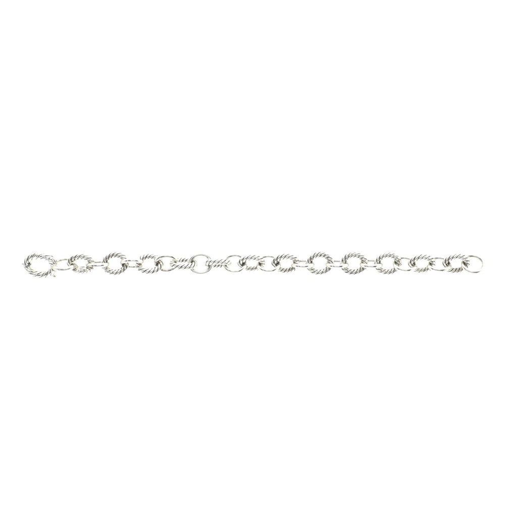 Chain Link Bracelet Sterling Silver Medium