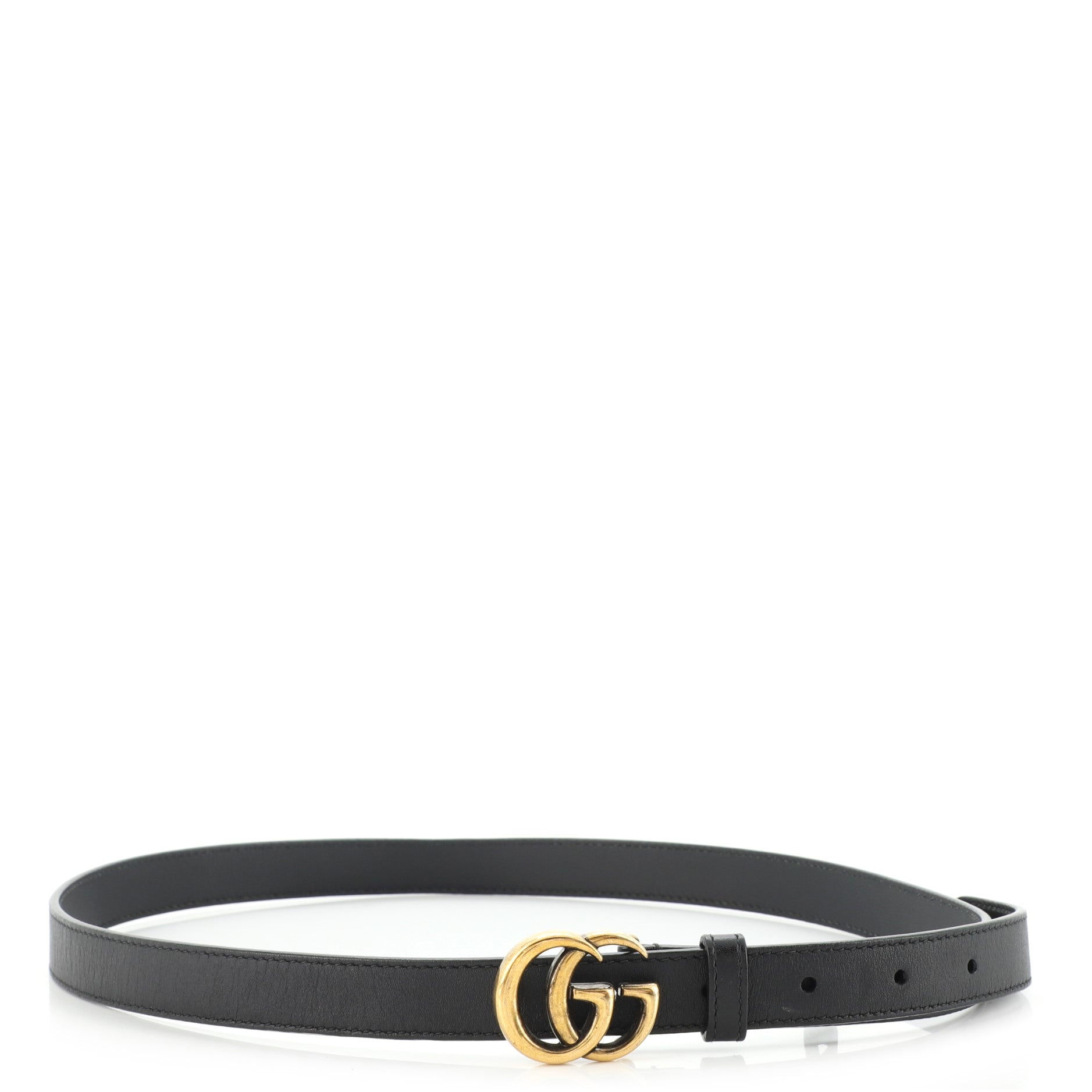 GG Marmont Belt Leather Thin 85