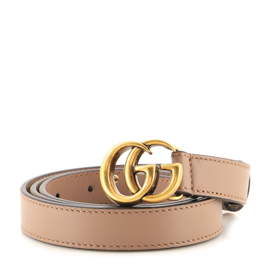 GG Marmont Belt Leather Thin 85