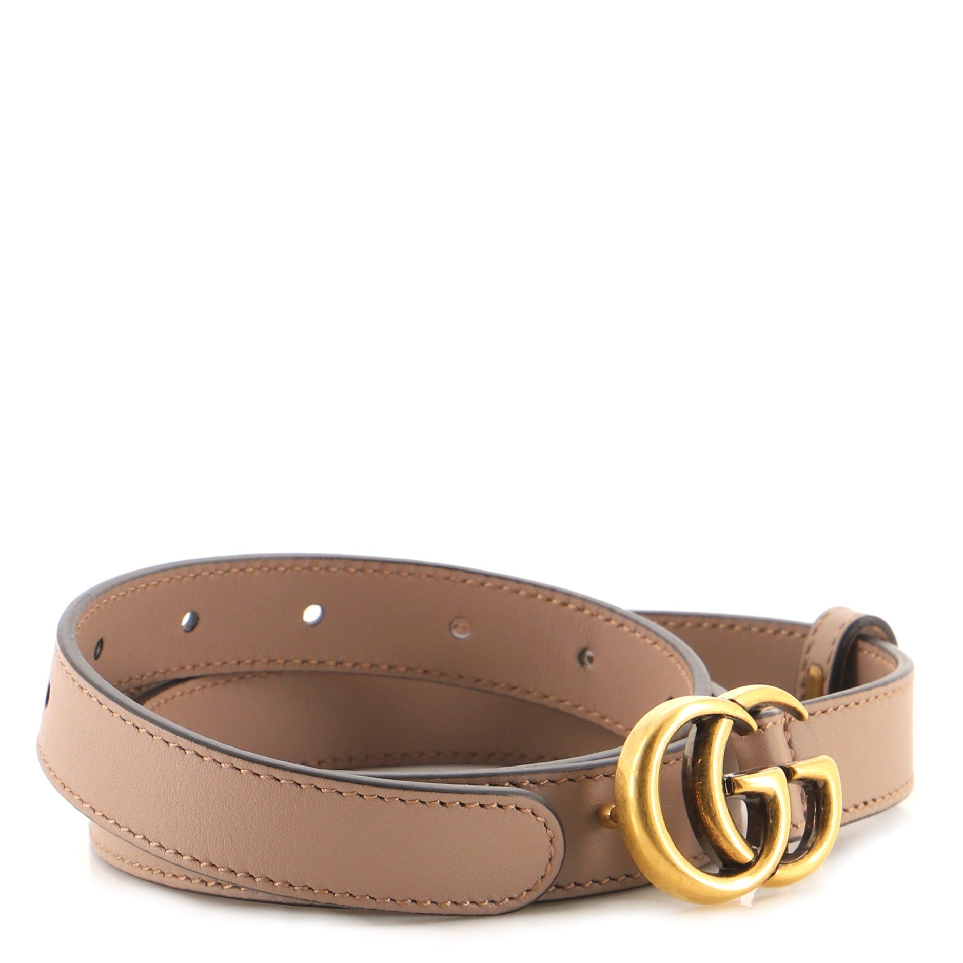 GG Marmont Belt Leather Thin 85