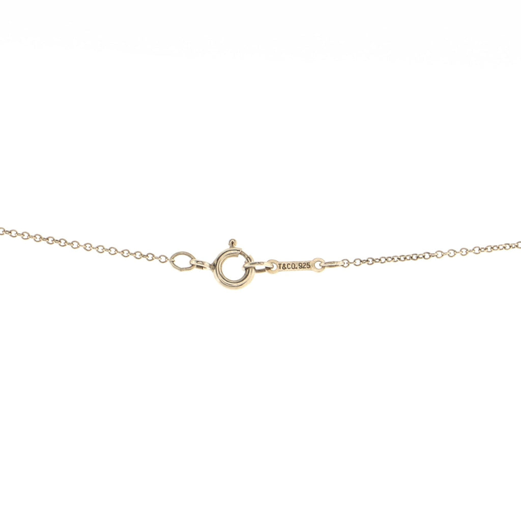 Elsa Peretti Cross Pendant Necklace Sterling Silver 14mm