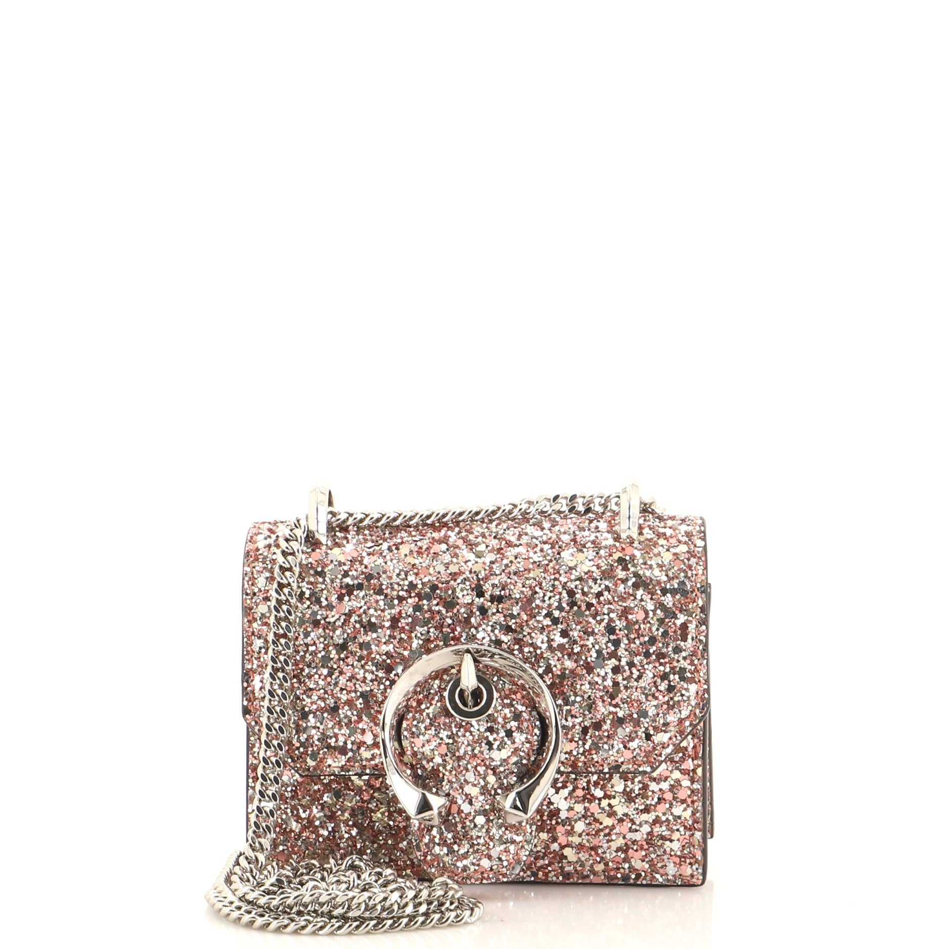 Paris Crossbody Bag Glow-In-The-Dark Glitter Leather Mini