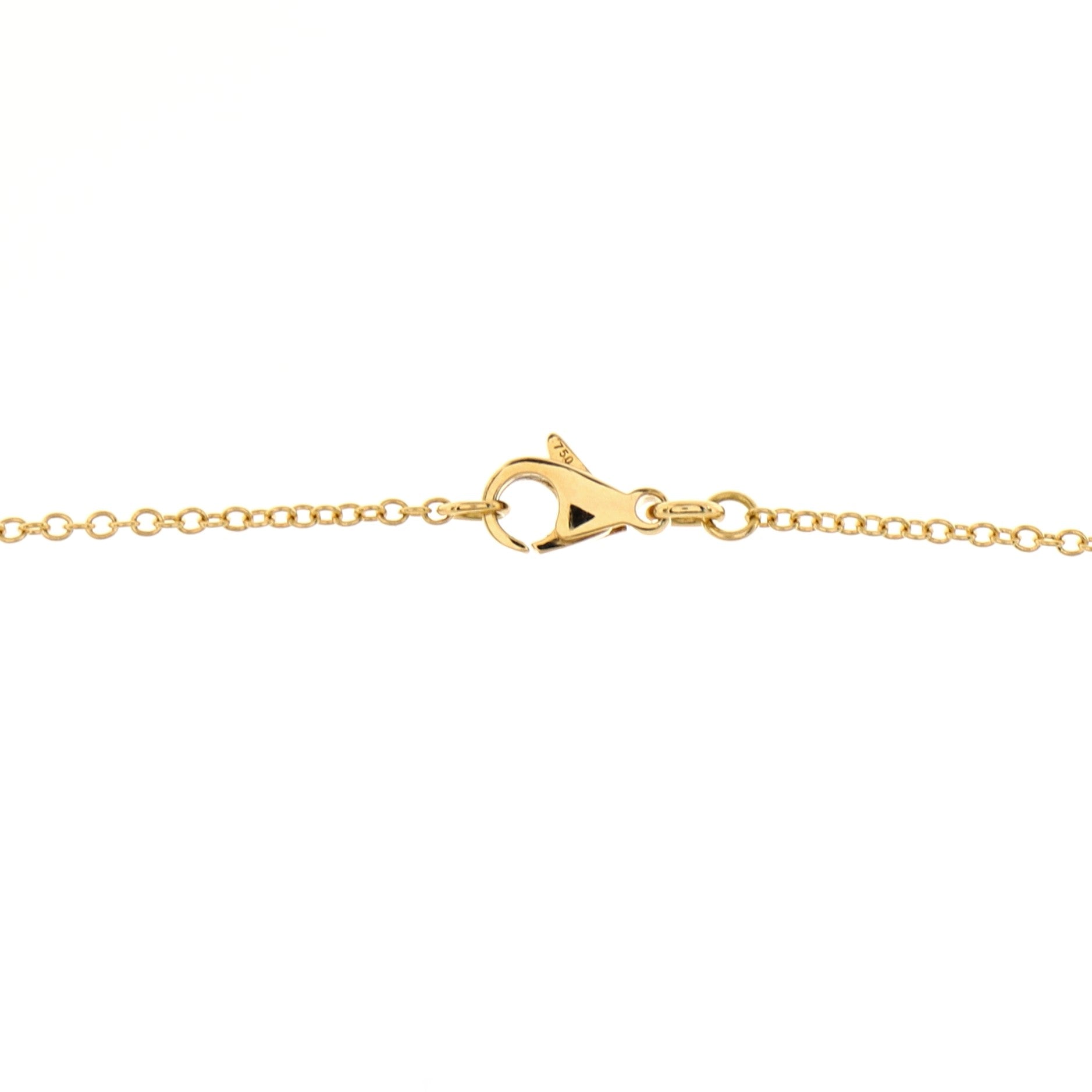 Camellia 5 Motif Necklace 18K Yellow Gold