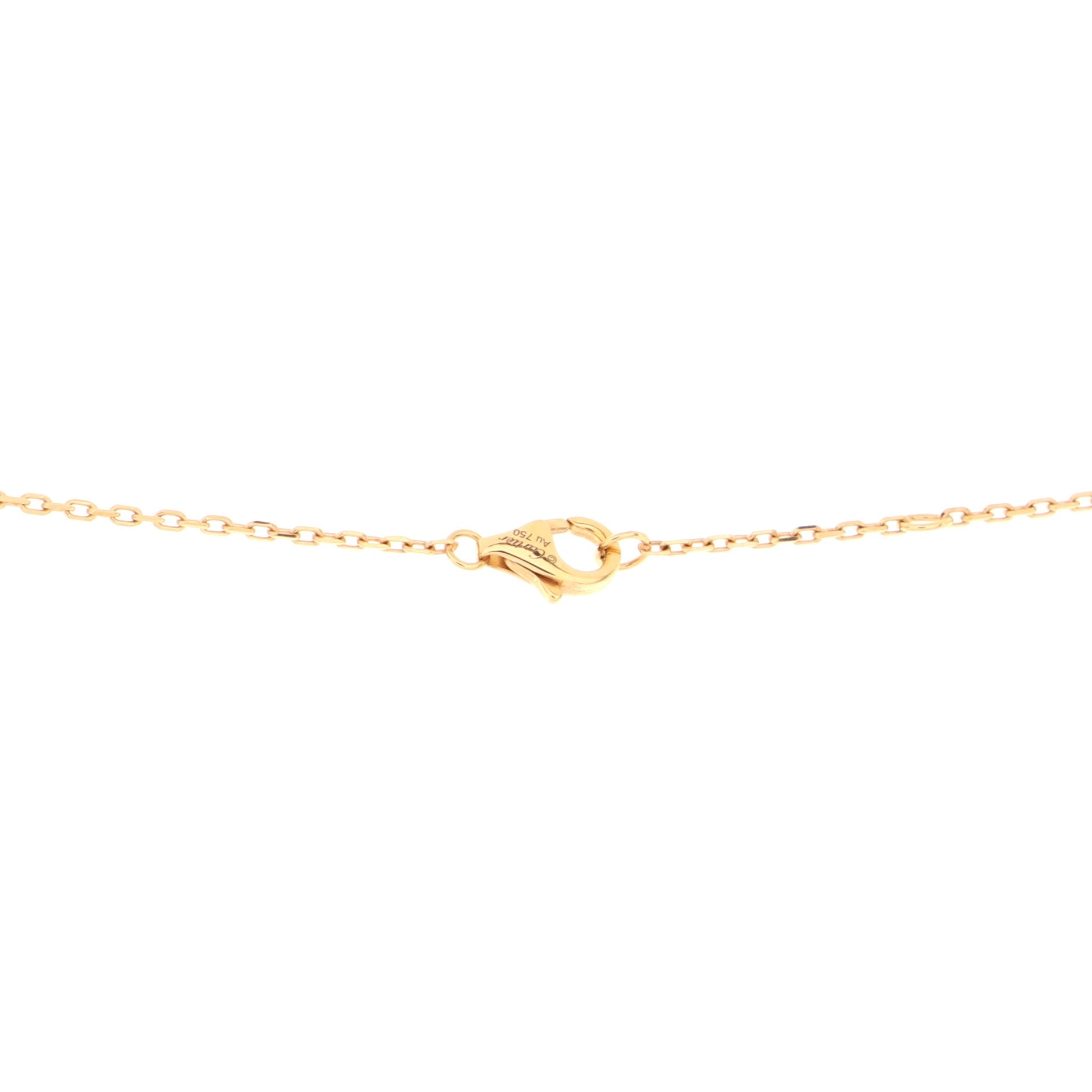 Juste Un Clou Pendant Necklace 18K Rose Gold with Diamonds
