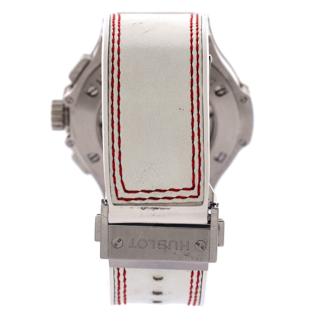 Big Bang Aero Bang Chronograph Automatic Watch Stainless Steel and Rubber with Diamond Bezel 44
