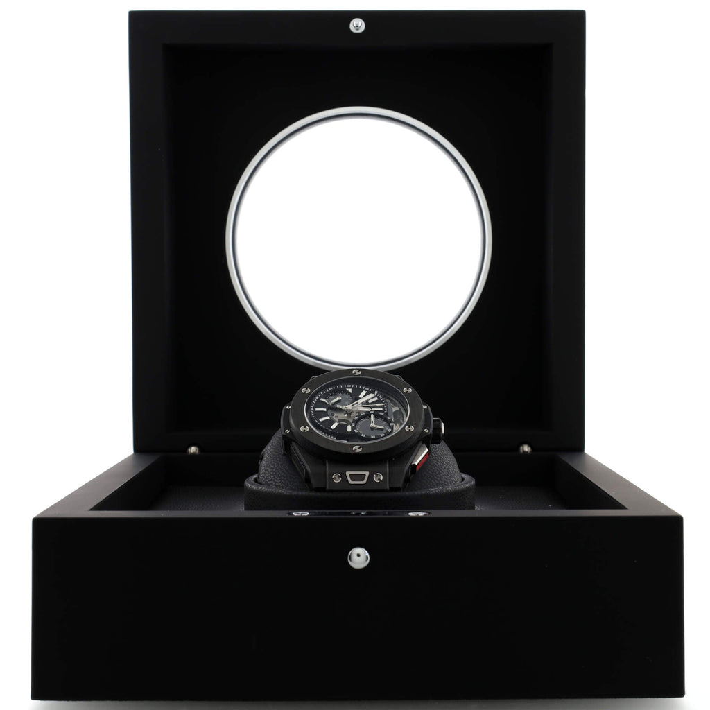 Big Bang Yoshida 100th Anniversary Alarm Repeater Manual Watch Carbon and Rubber 44
