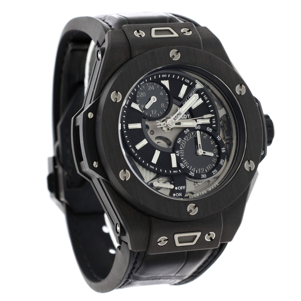 Big Bang Yoshida 100th Anniversary Alarm Repeater Manual Watch Carbon and Rubber 44