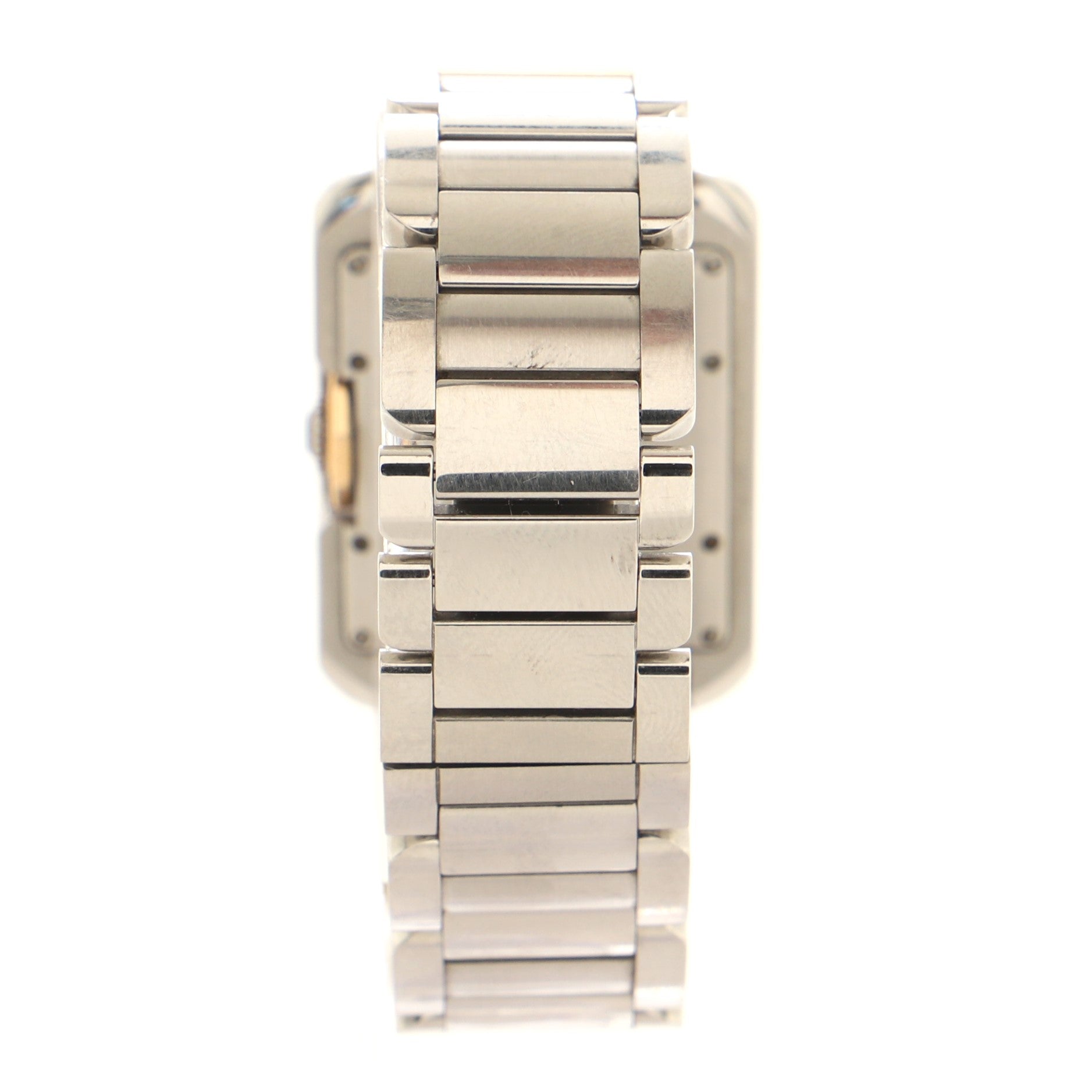 Tank Anglaise Automatic Watch Stainless Steel and Rose Gold 30