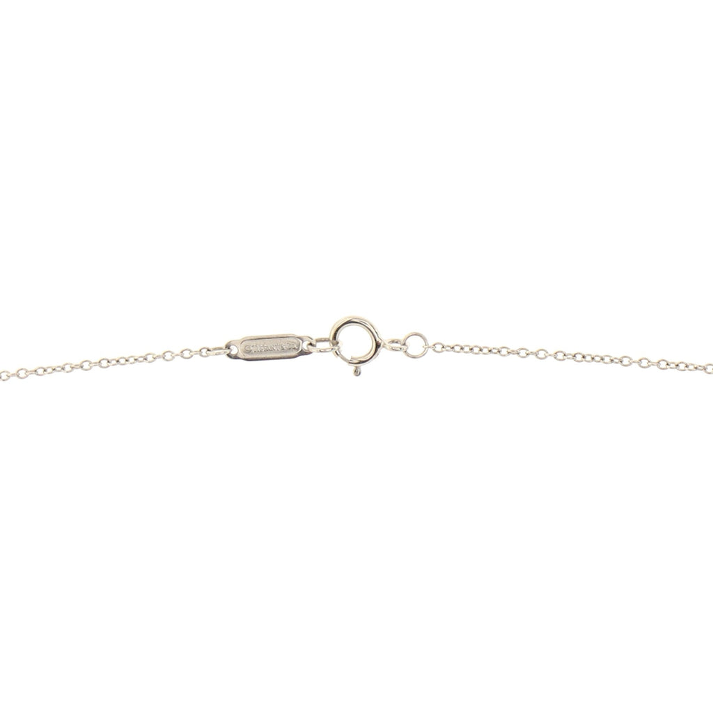 Metro Square Pendant Necklace 18K White Gold and Diamonds