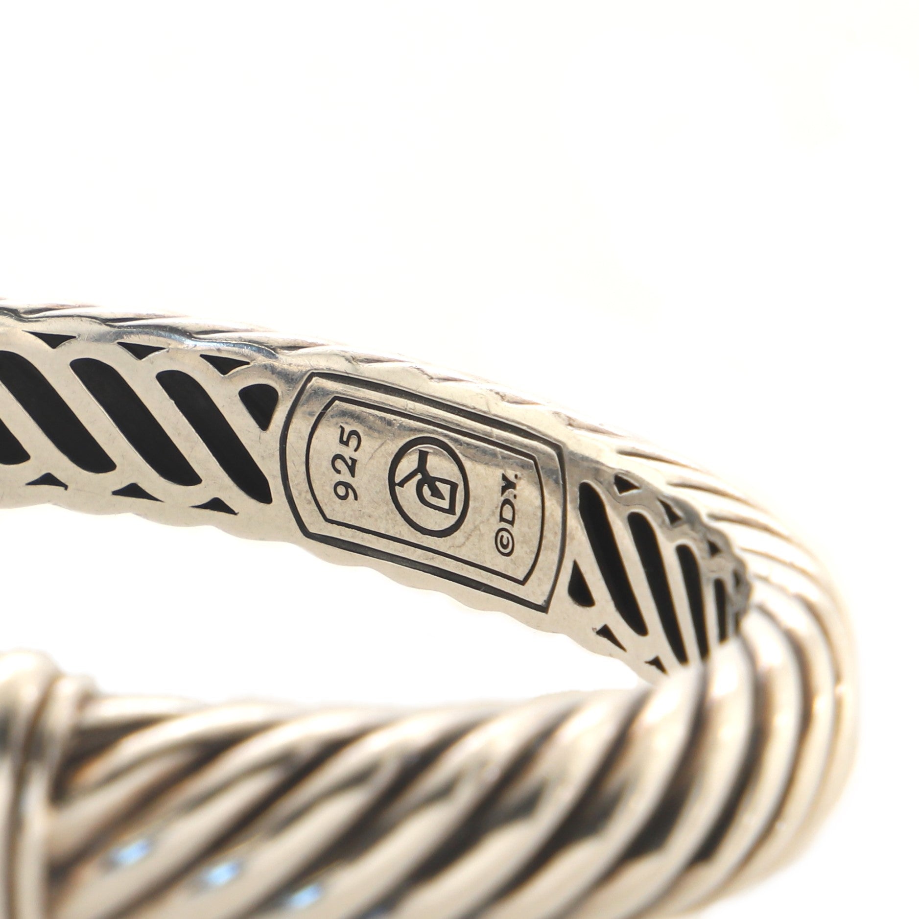 Waverly Bracelet Sterling Silver with White Agate 10mm