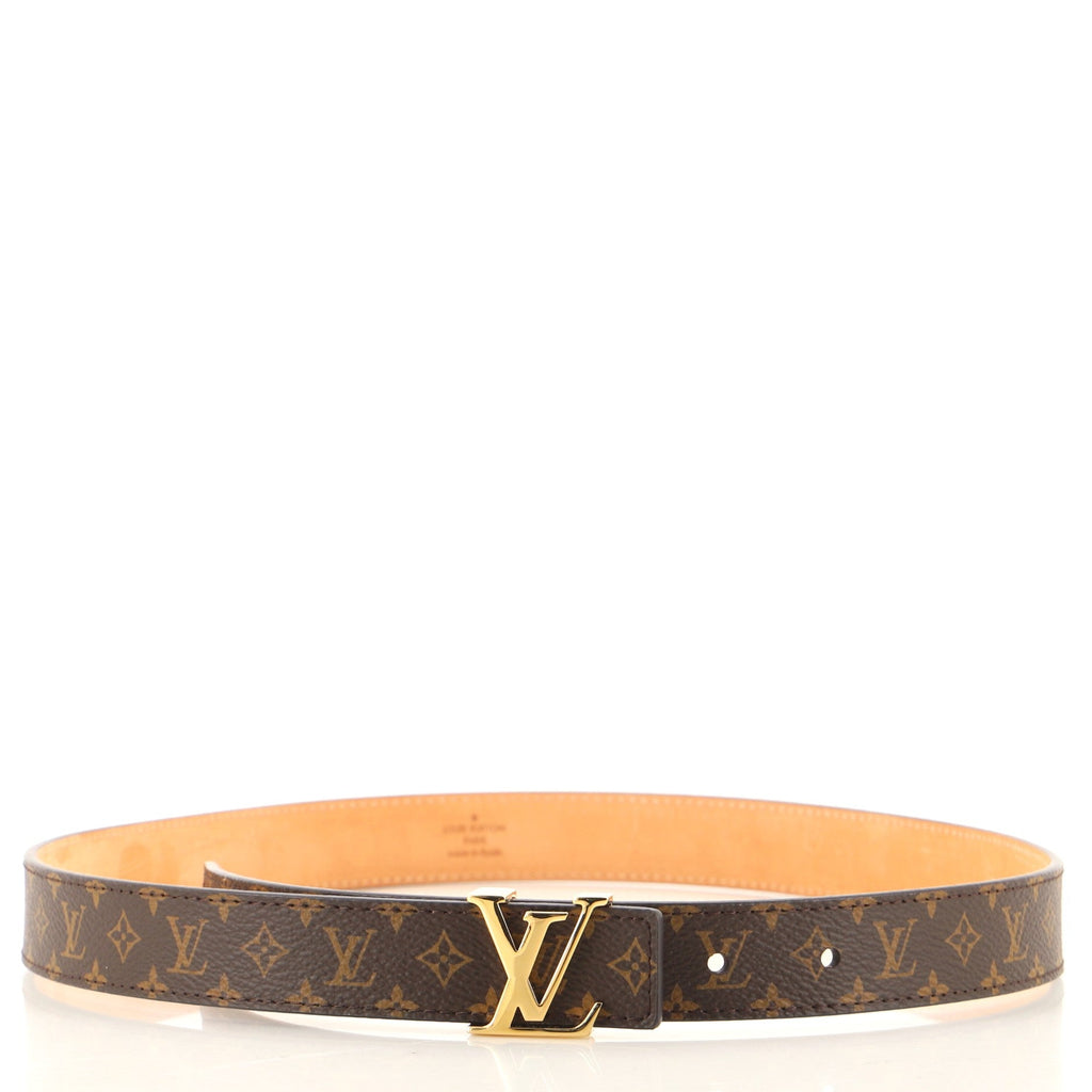 LV Initiales Belt Monogram Canvas Thin 80