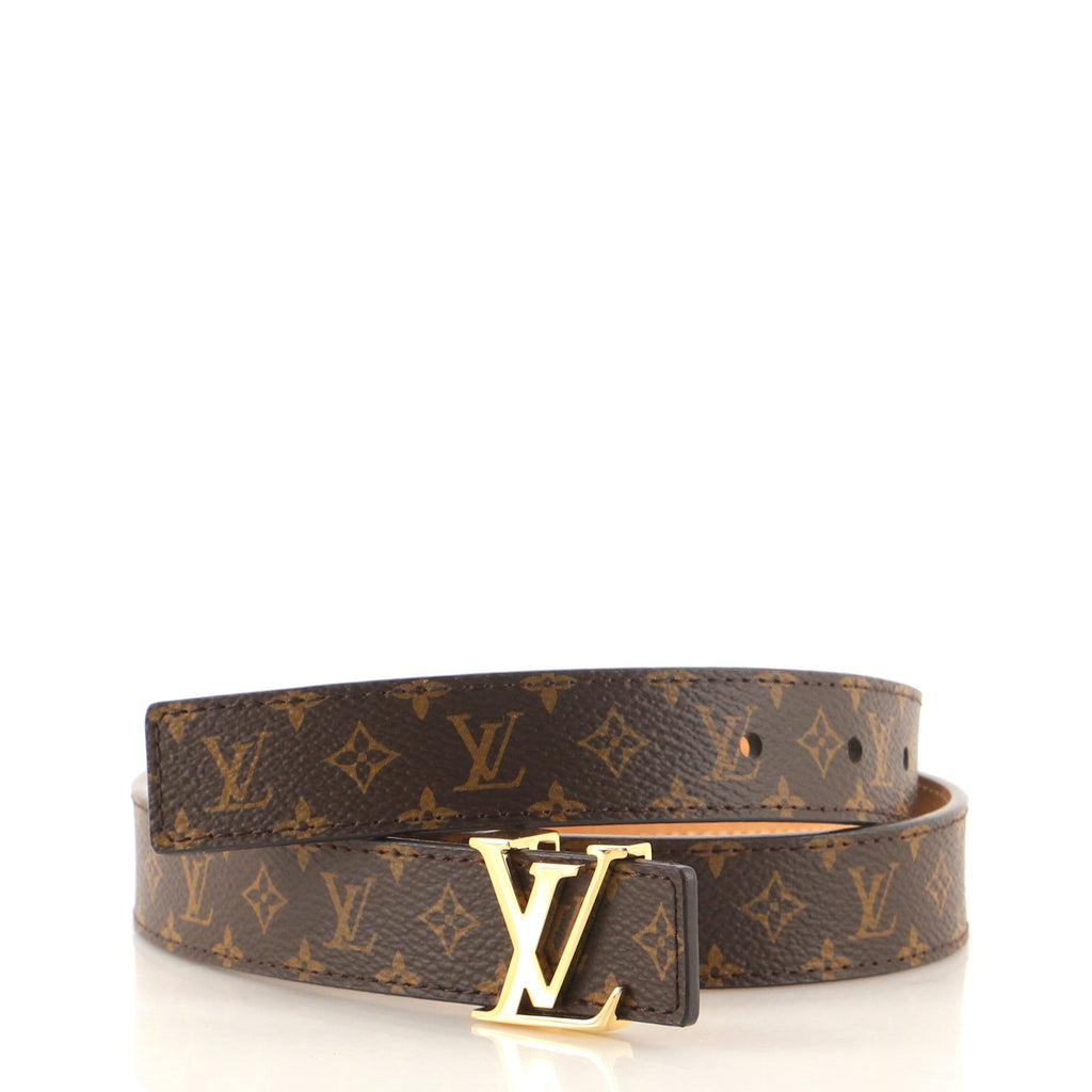 LV Initiales Belt Monogram Canvas Thin 80