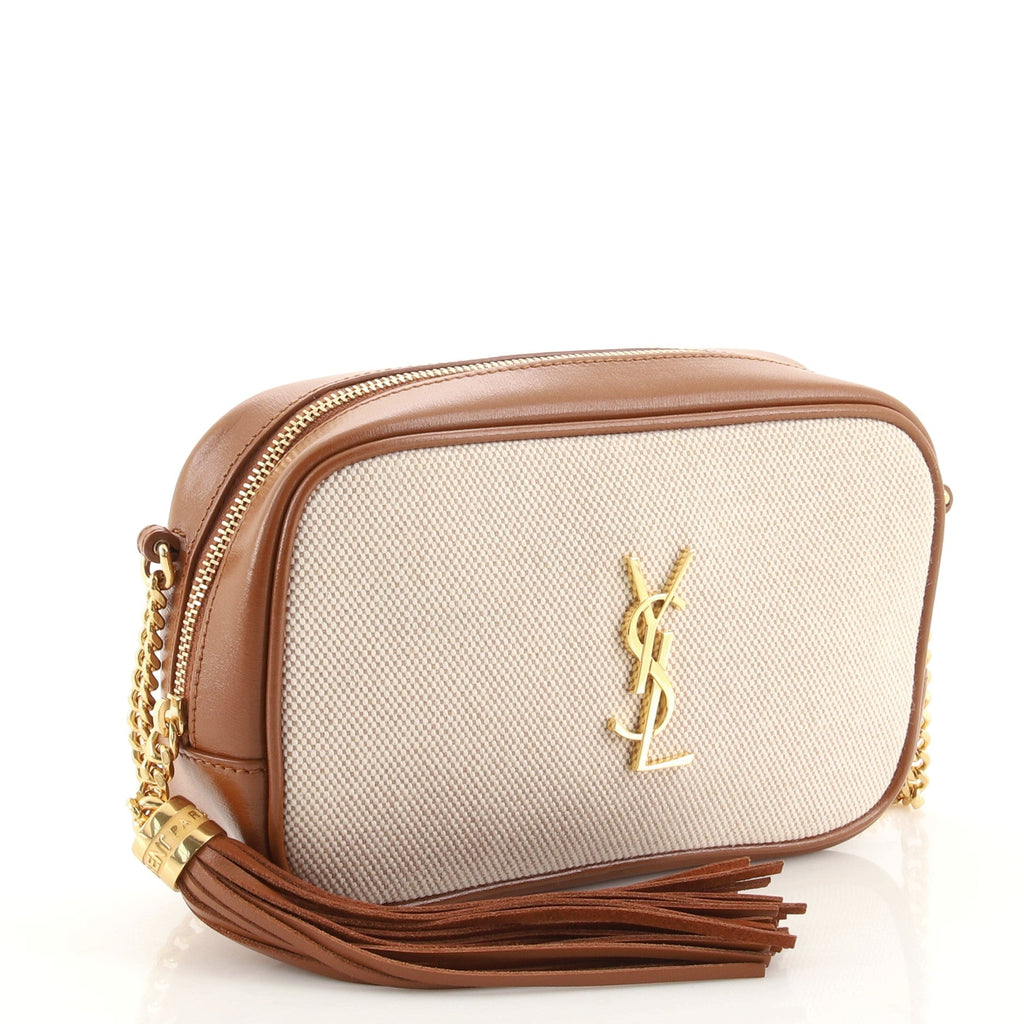 Lou Camera Bag Canvas and Leather Mini