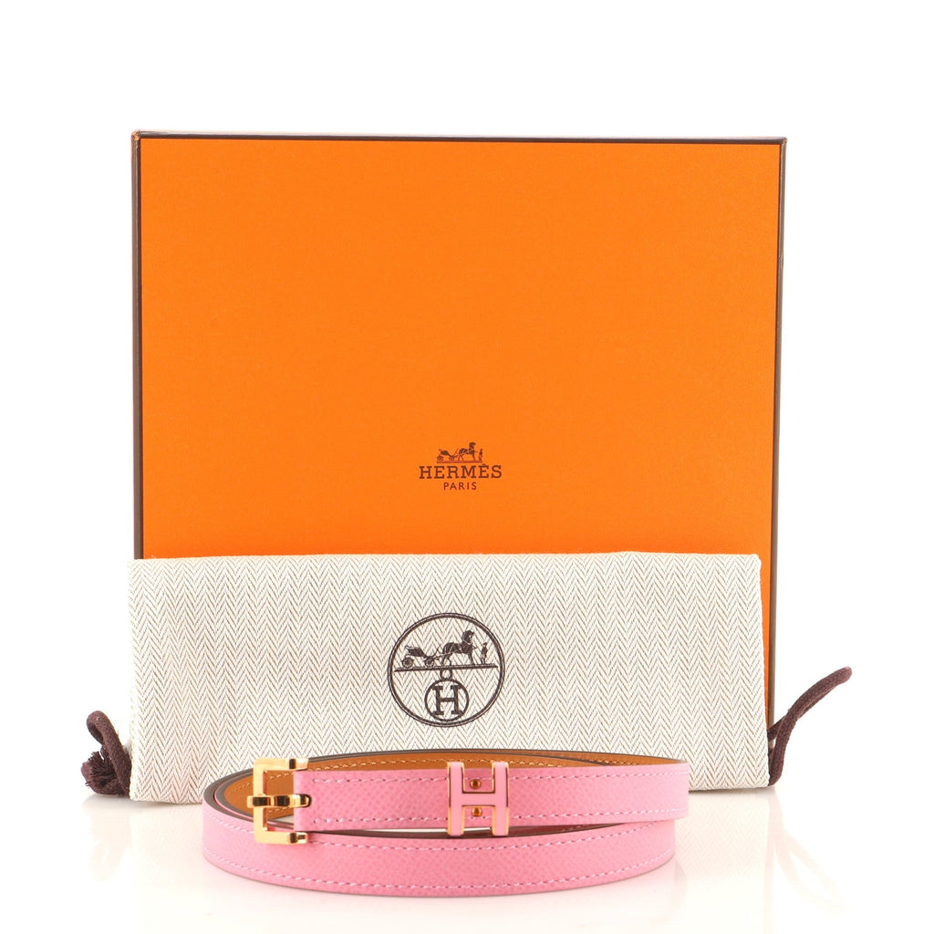 Pop H Belt Leather Thin 80