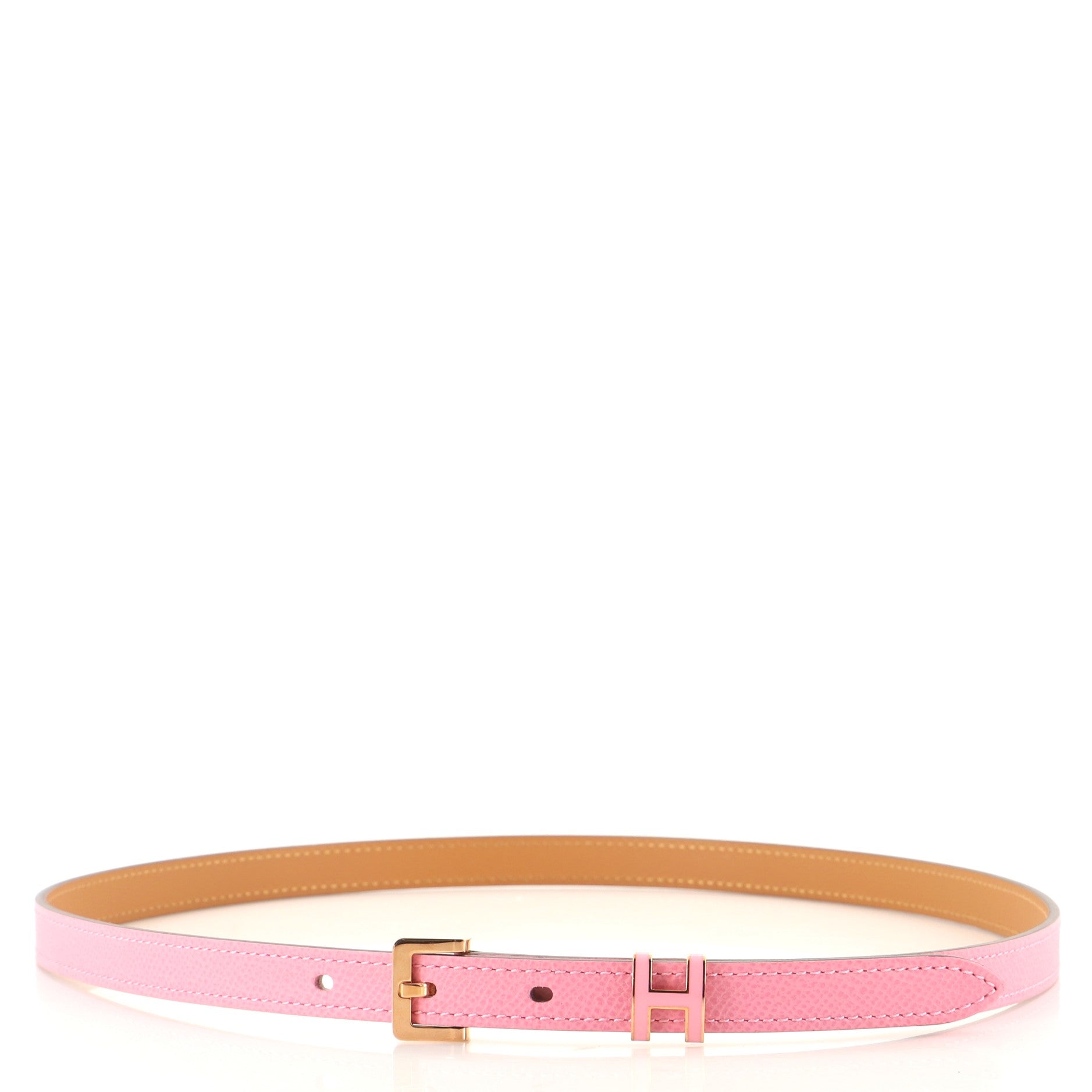 Pop H Belt Leather Thin 80