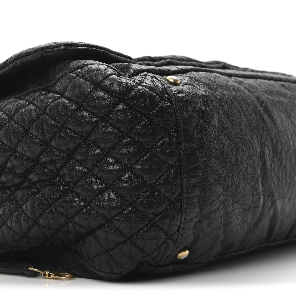 Vinyl XL Rock and Chain Flap Black