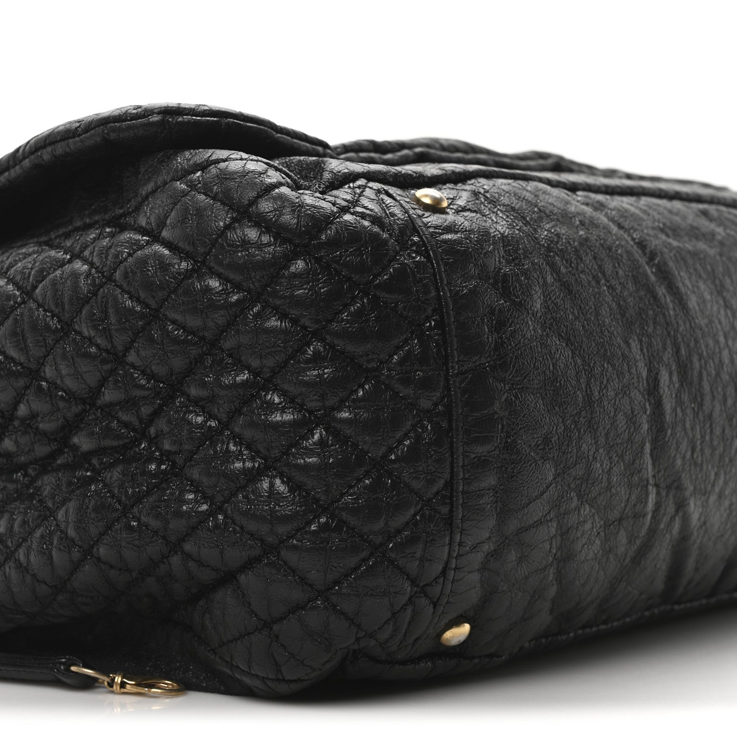 Vinyl XL Rock and Chain Flap Black