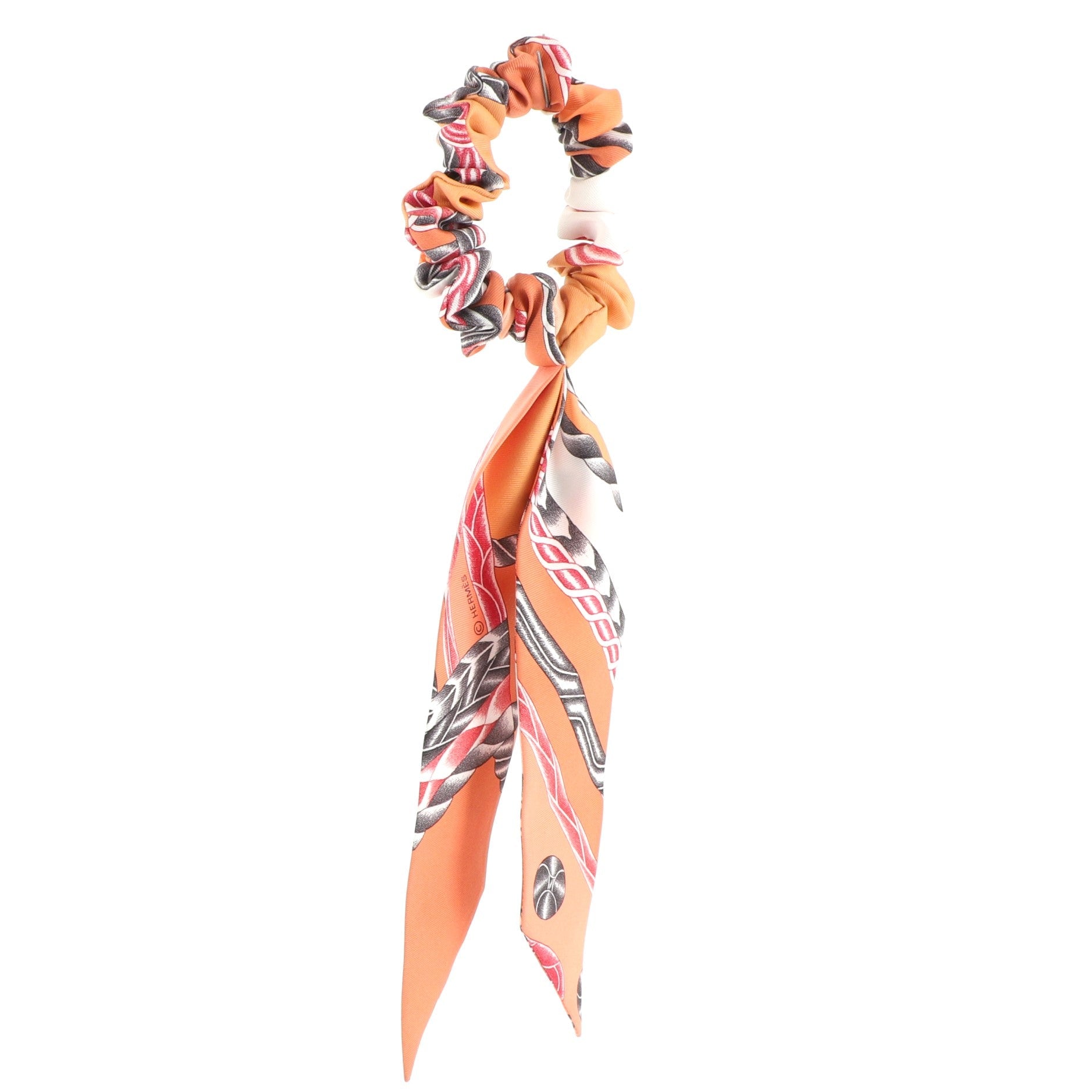 Bella Scrunchie Printed Silk XS
