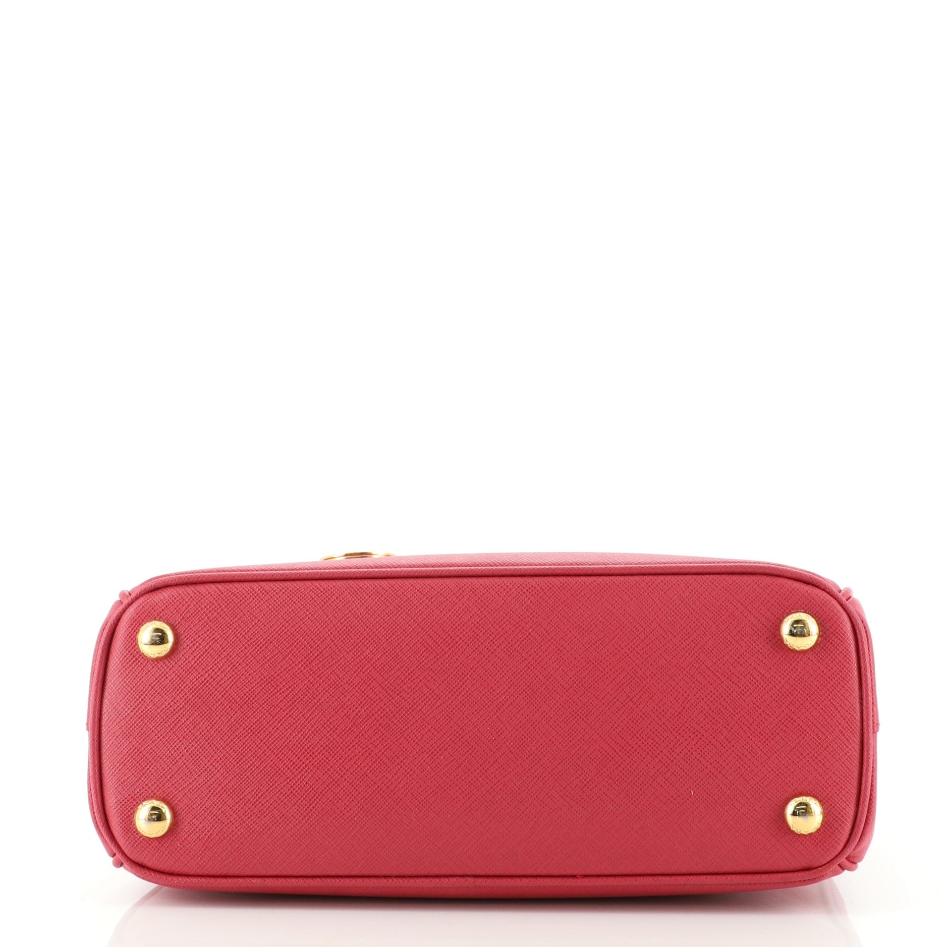 Double Zip Lux Tote Saffiano Leather Mini