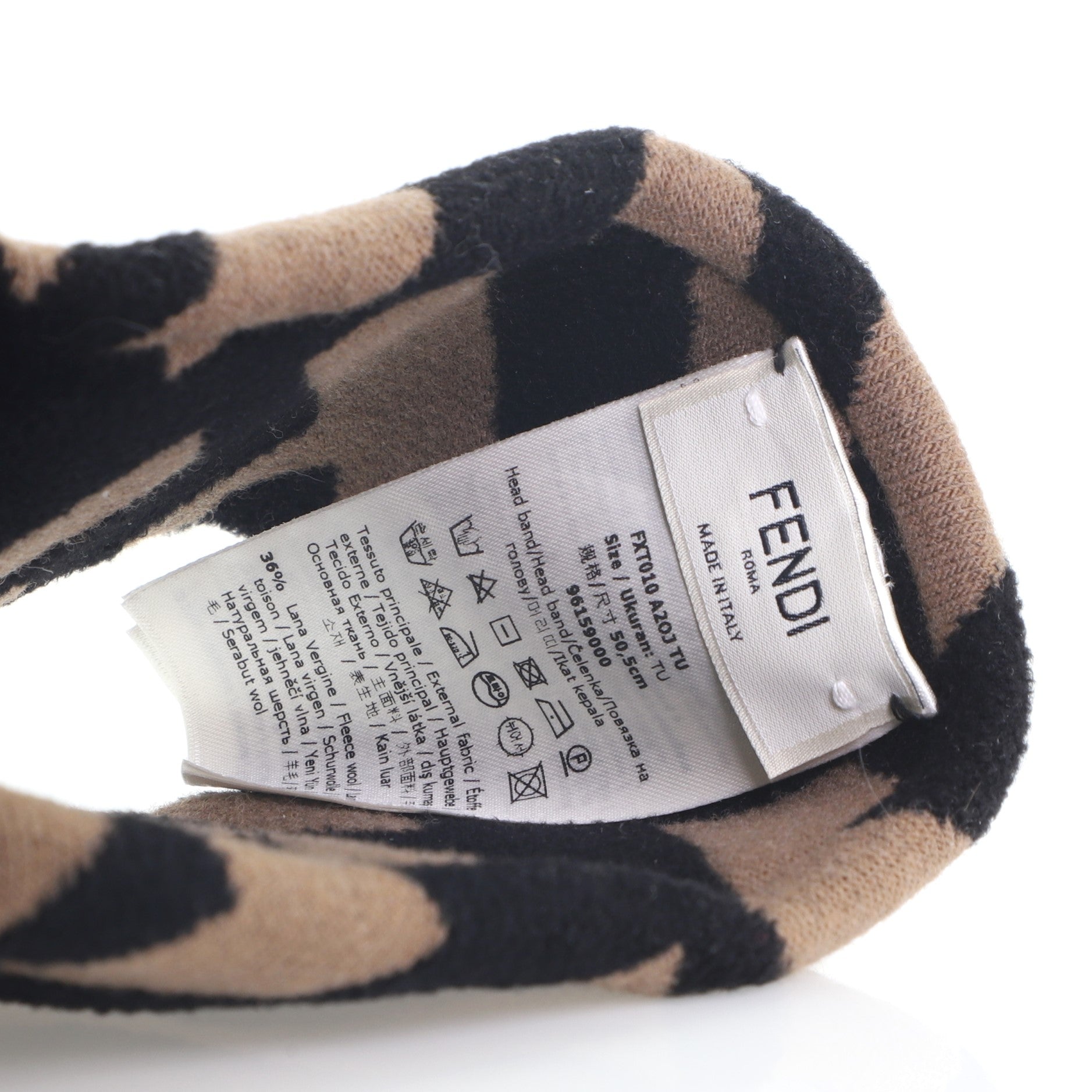 Logo Headband Wool and Viscose XS