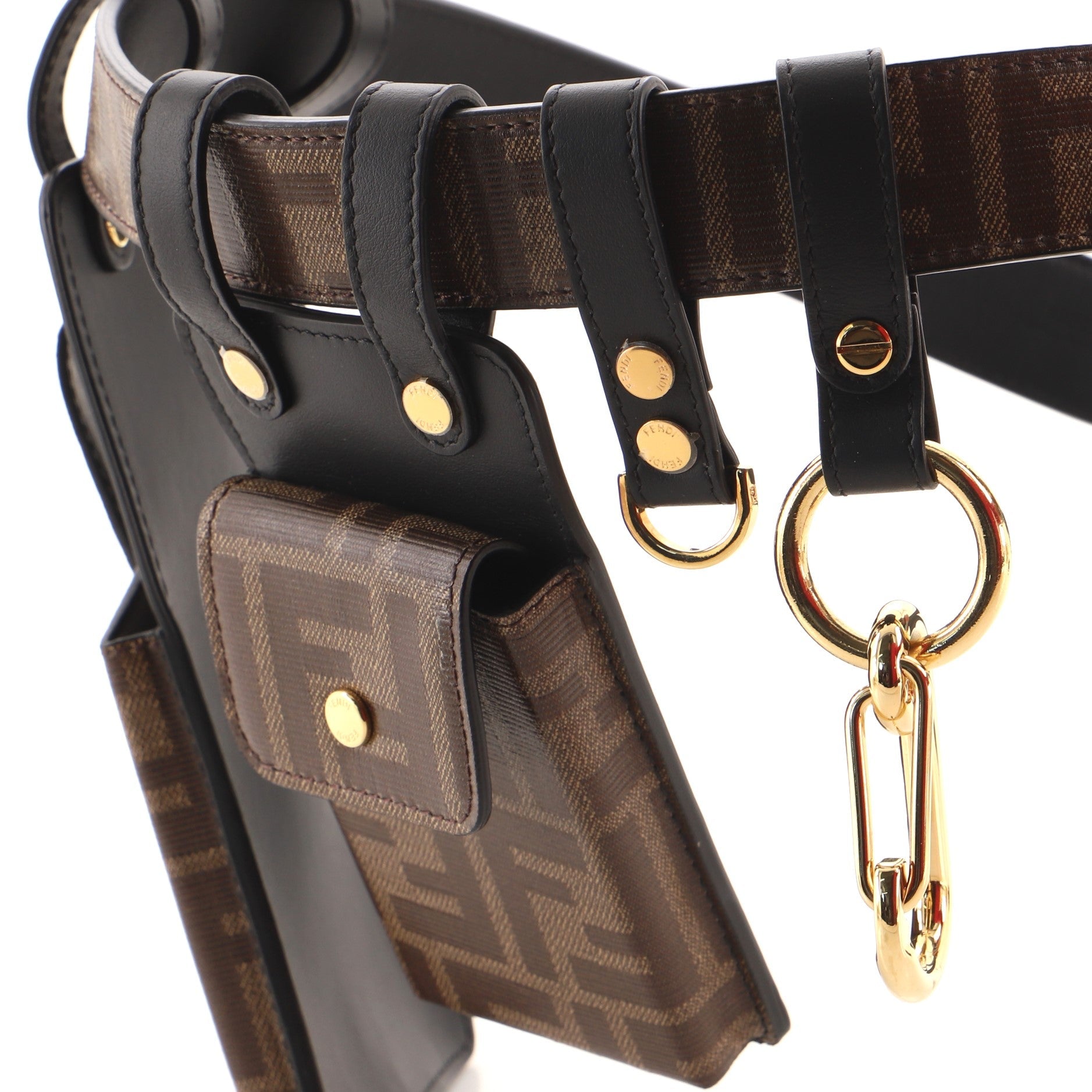 Utility Tool Belt Zucca Coated Canvas with Leather 20