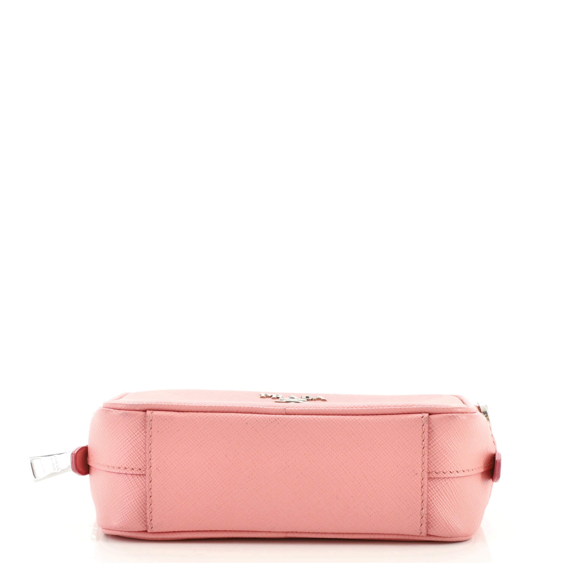 Camera Shoulder Bag Saffiano Leather Mini