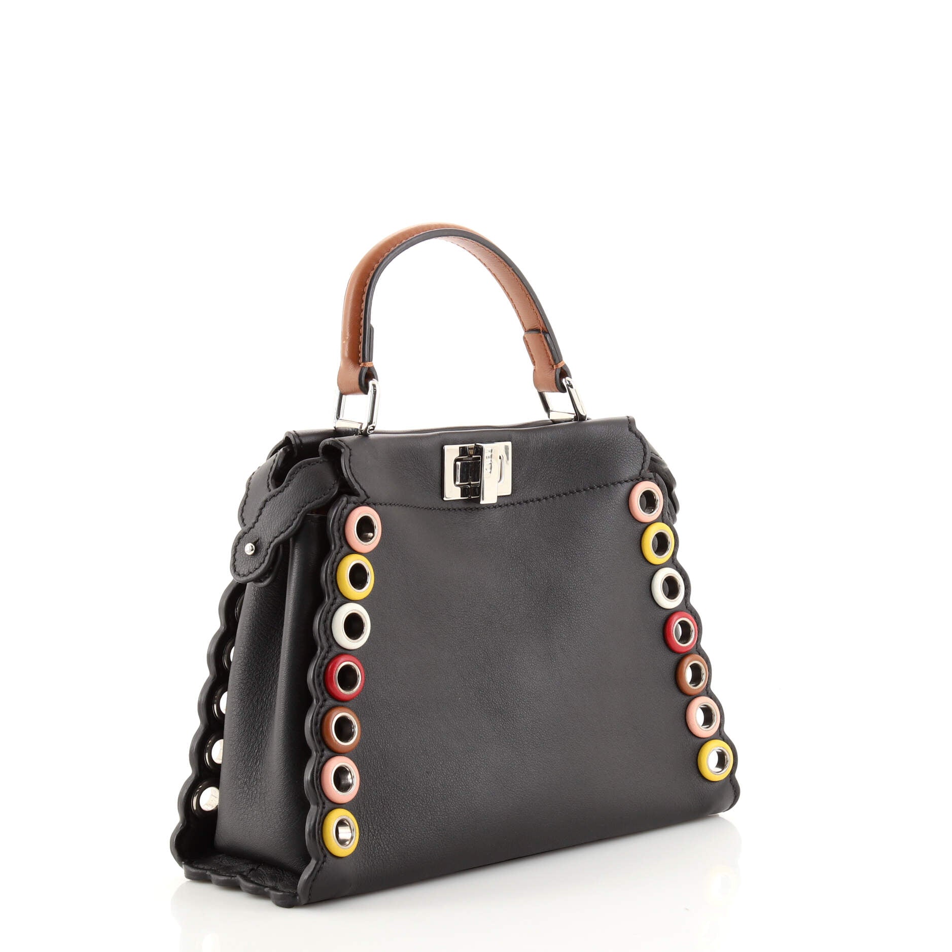 Eyelet Peekaboo Bag Leather Mini