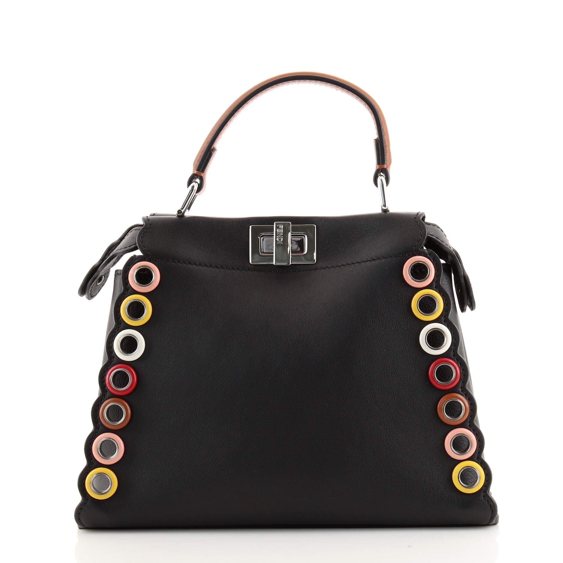 Eyelet Peekaboo Bag Leather Mini