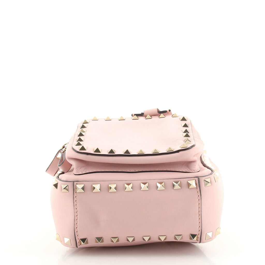 Rockstud Backpack Leather Mini