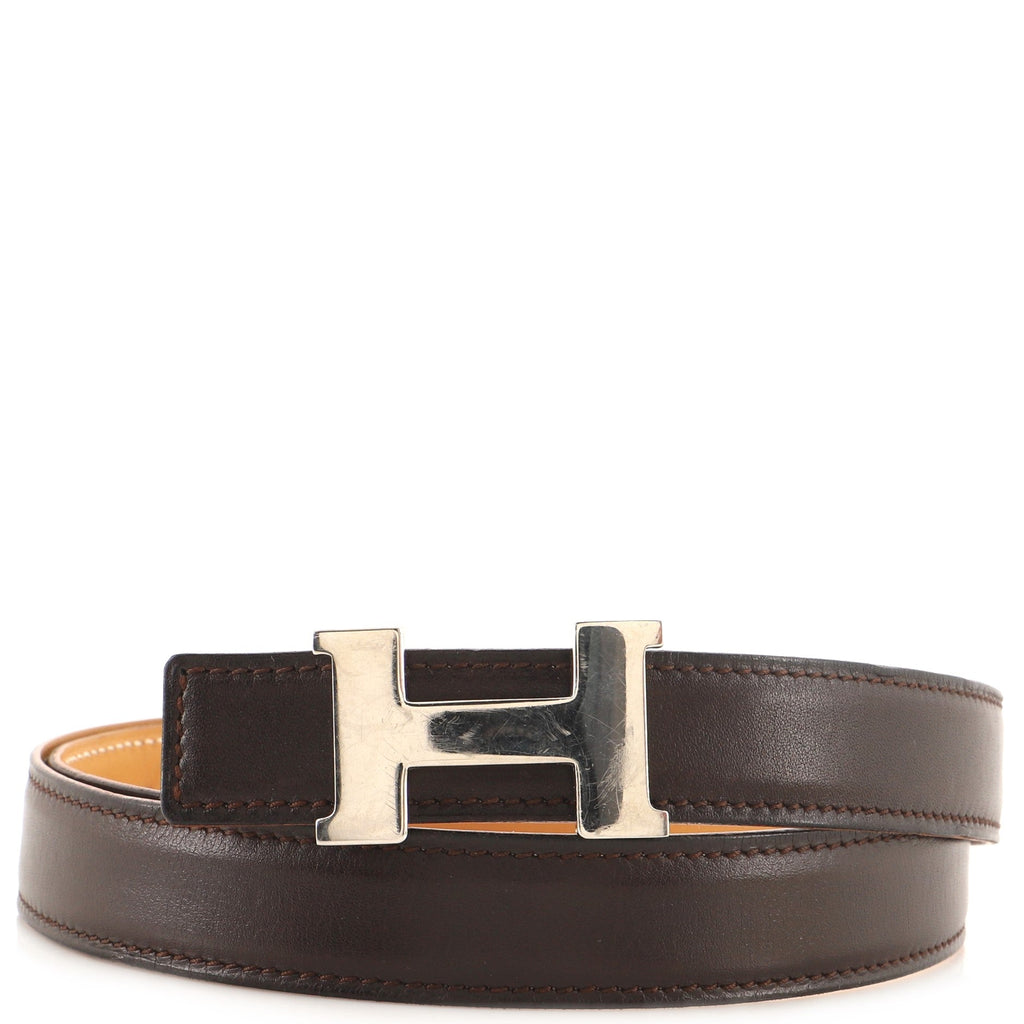 Constance Reversible Belt Leather Thin 80