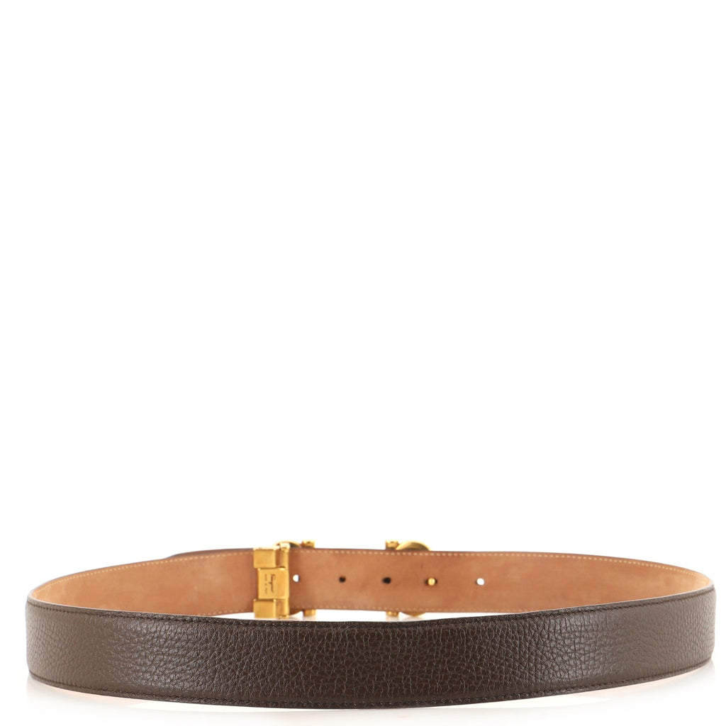 Gancini Belt Leather Medium 95