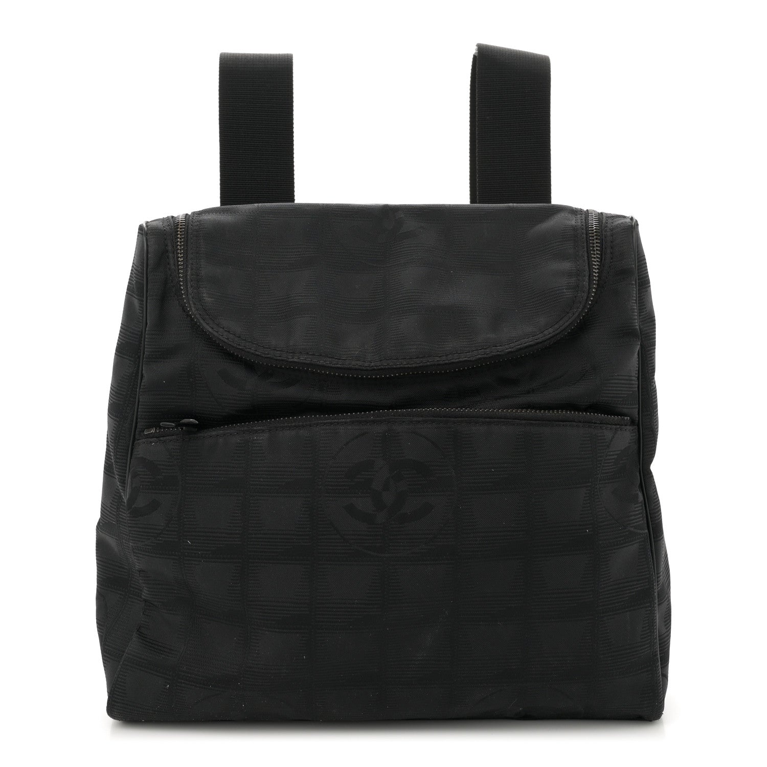 Nylon Travel Backpack Black