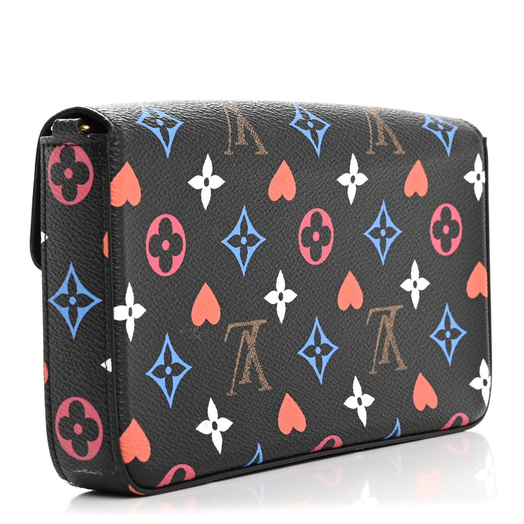 Game On Felicie Chain Wallet Black