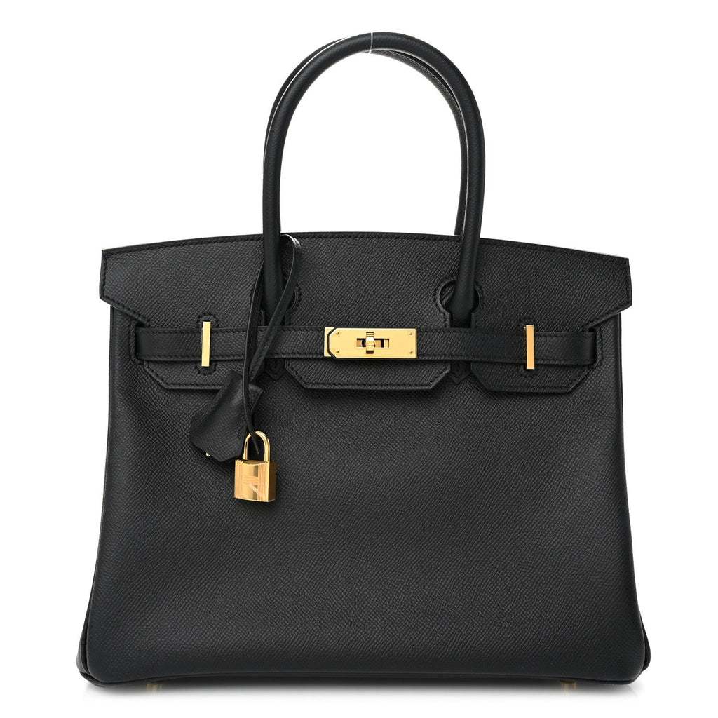 Epsom Birkin 30 Black