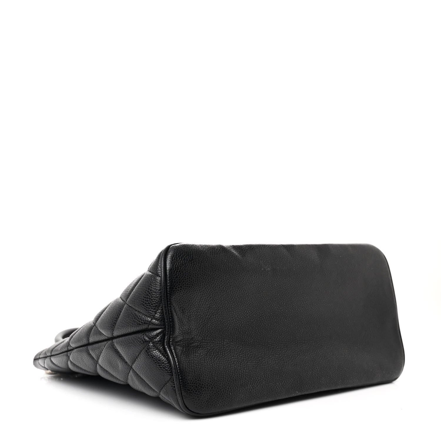 Caviar Quilted Medallion Tote Black