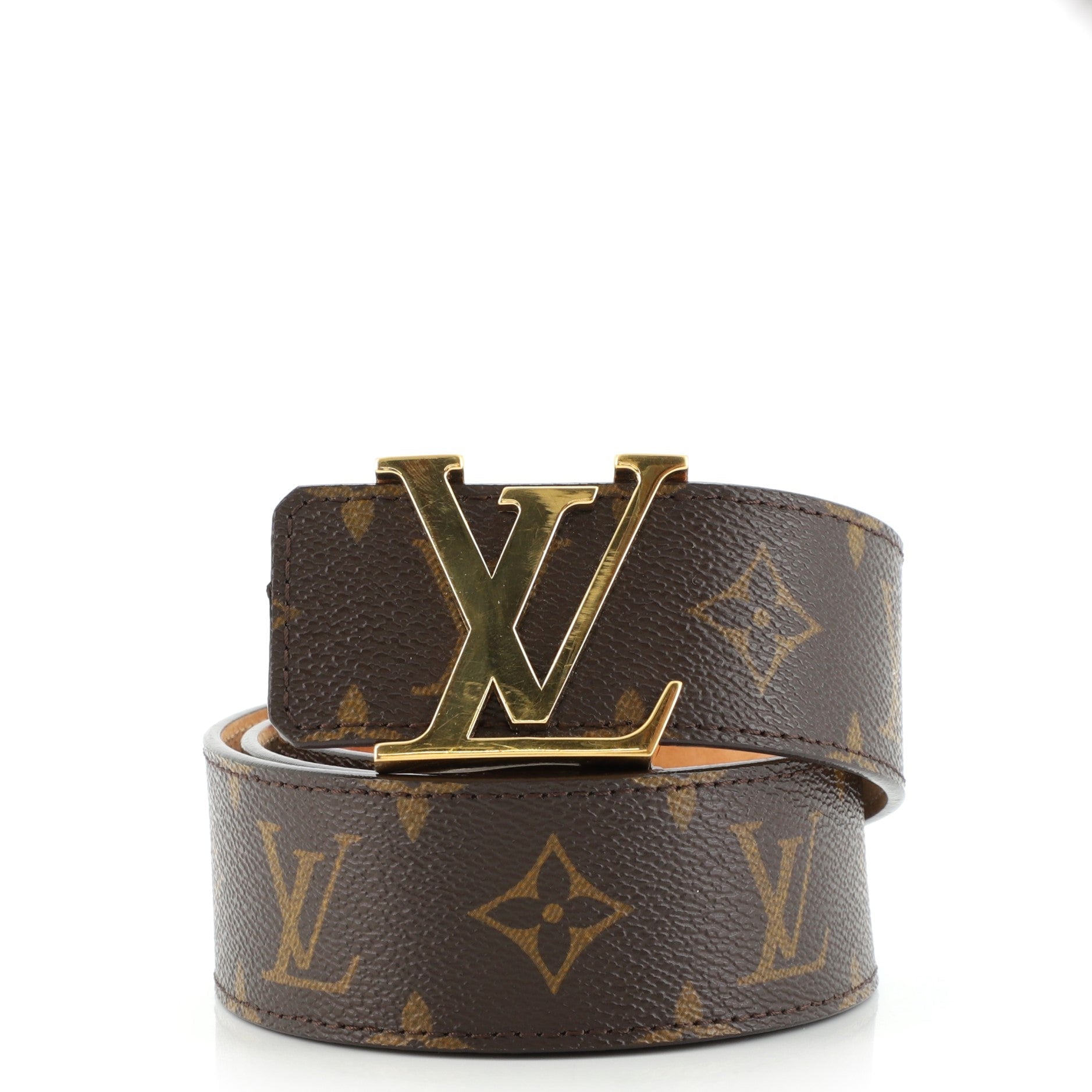 LV Initiales Belt Monogram Canvas Wide 85
