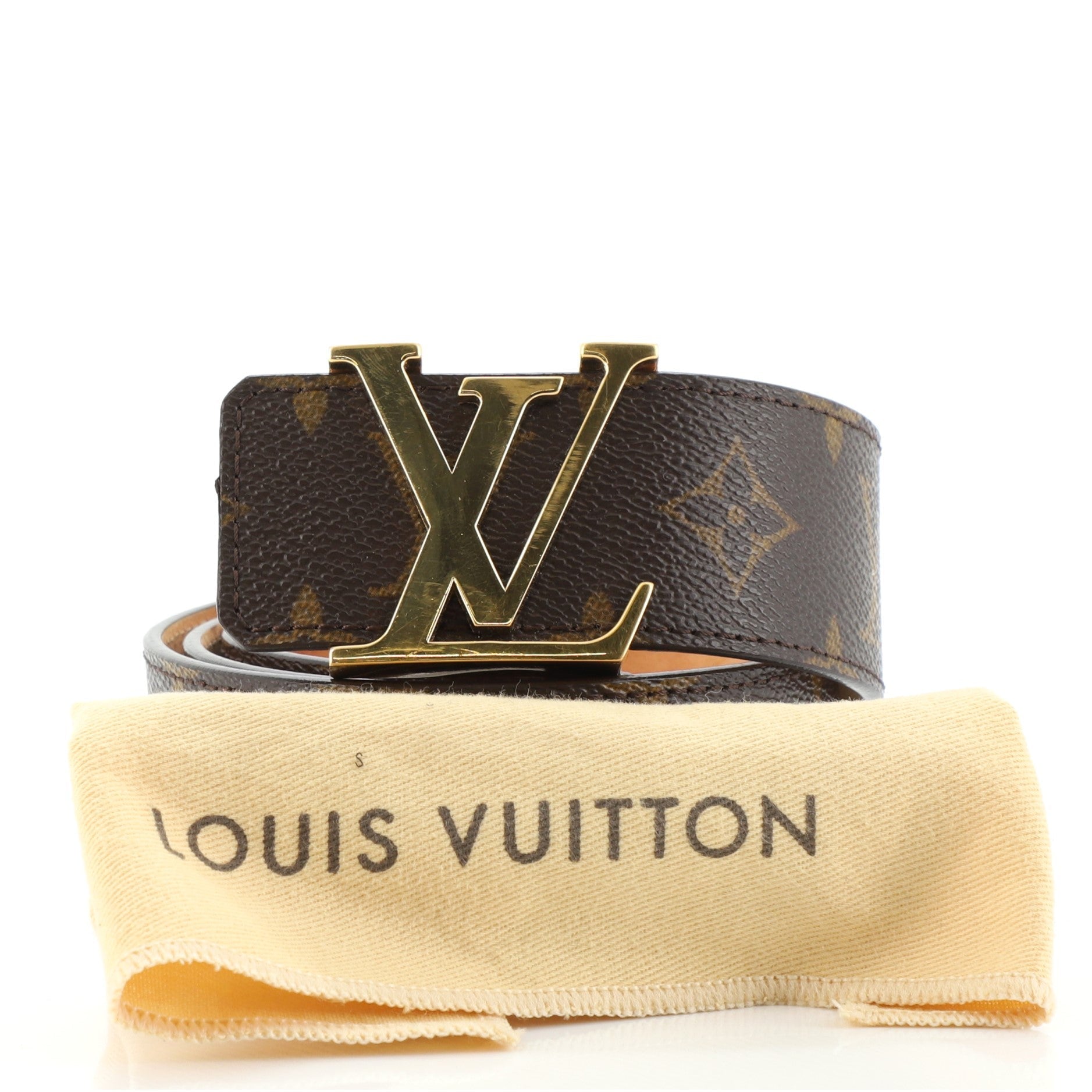 LV Initiales Belt Monogram Canvas Wide 85
