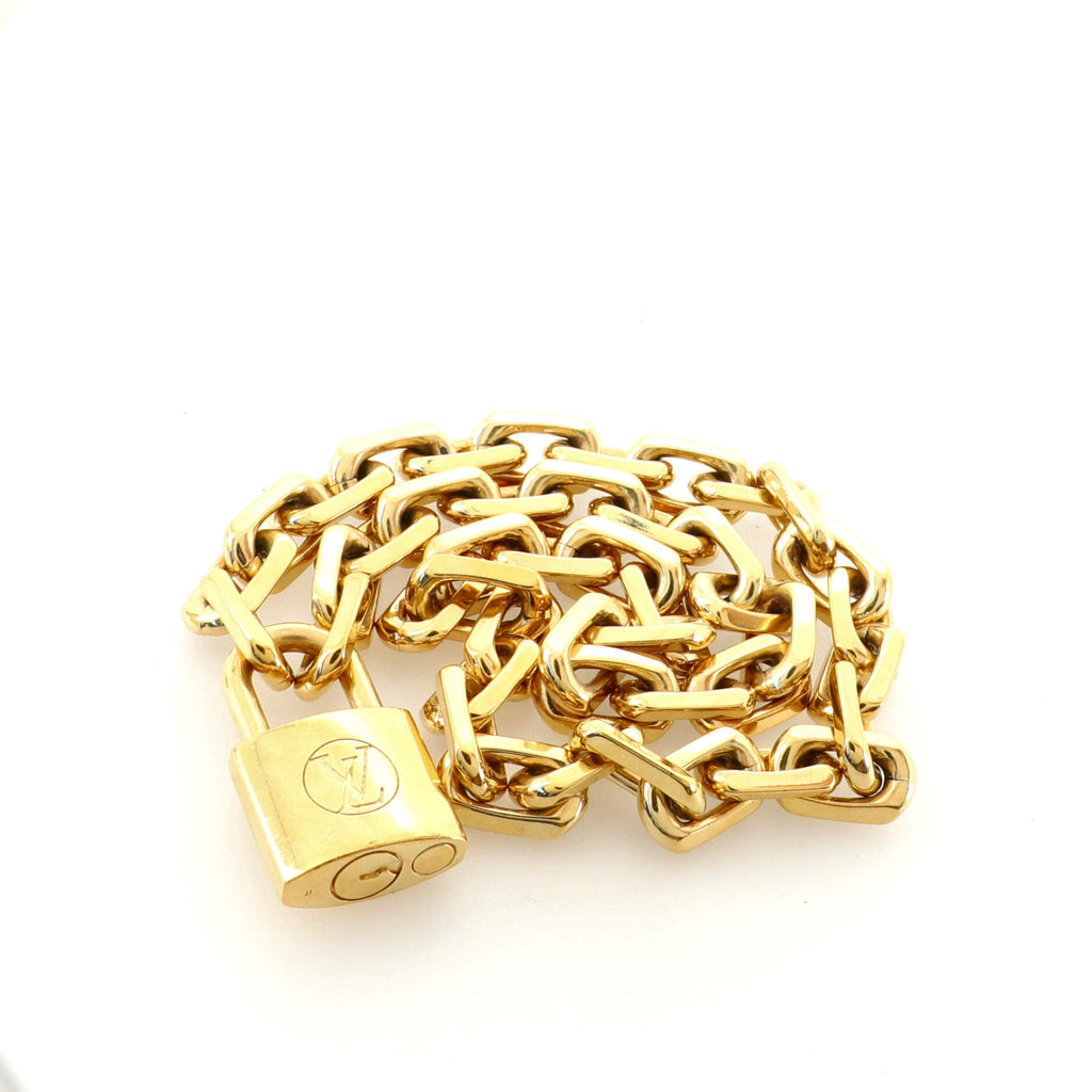 LV Edge Cadenas Necklace Brass