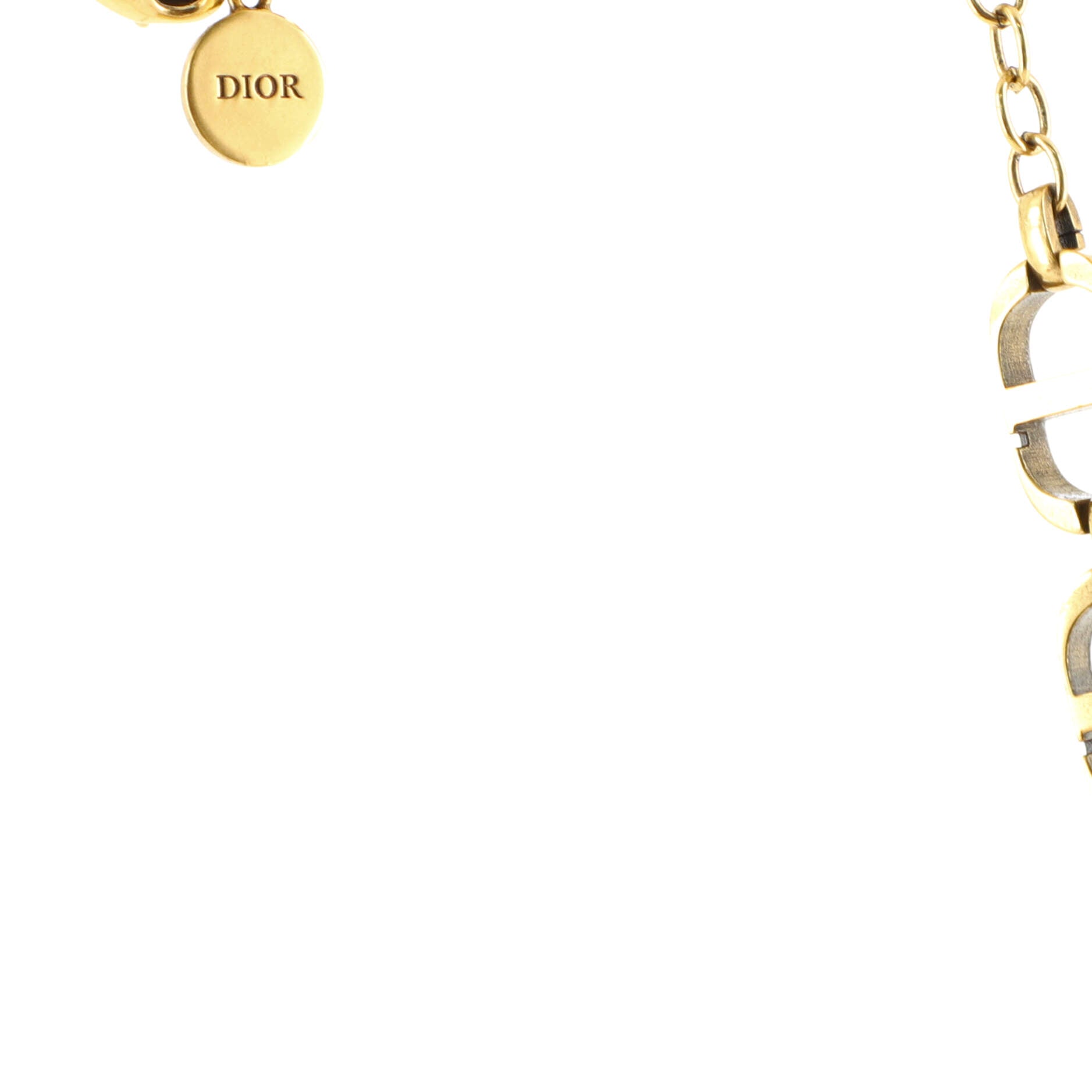 30 Montaigne CD Chain-Link Choker Necklace Metal