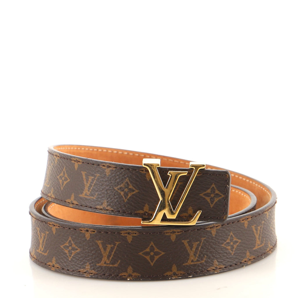 LV Initiales Belt Monogram Canvas Thin 75