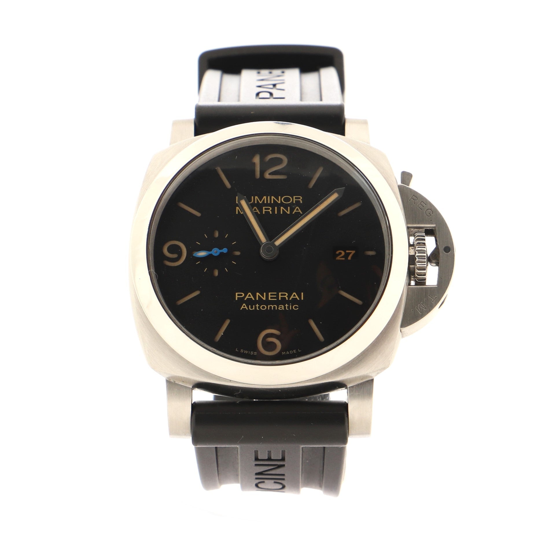 Luminor Marina 1950 3 Days Automatic Watch Stainless Steel and Rubber 44