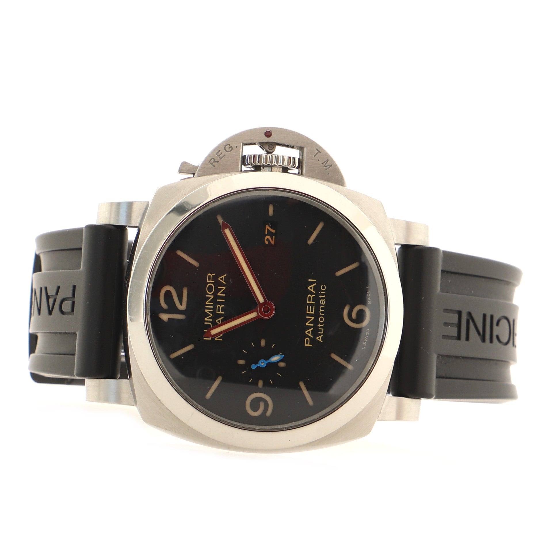 Luminor Marina 1950 3 Days Automatic Watch Stainless Steel and Rubber 44