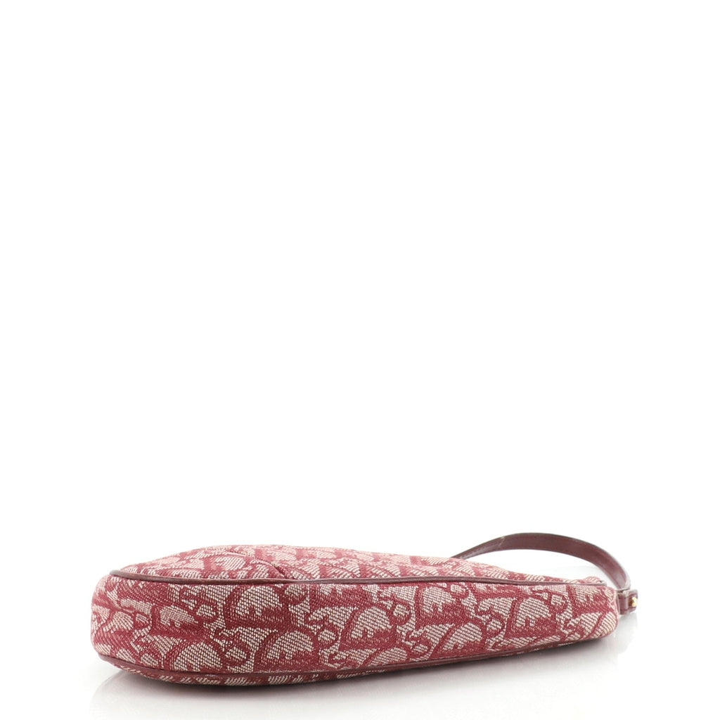 Vintage Saddle Bag Diorissimo Canvas Mini