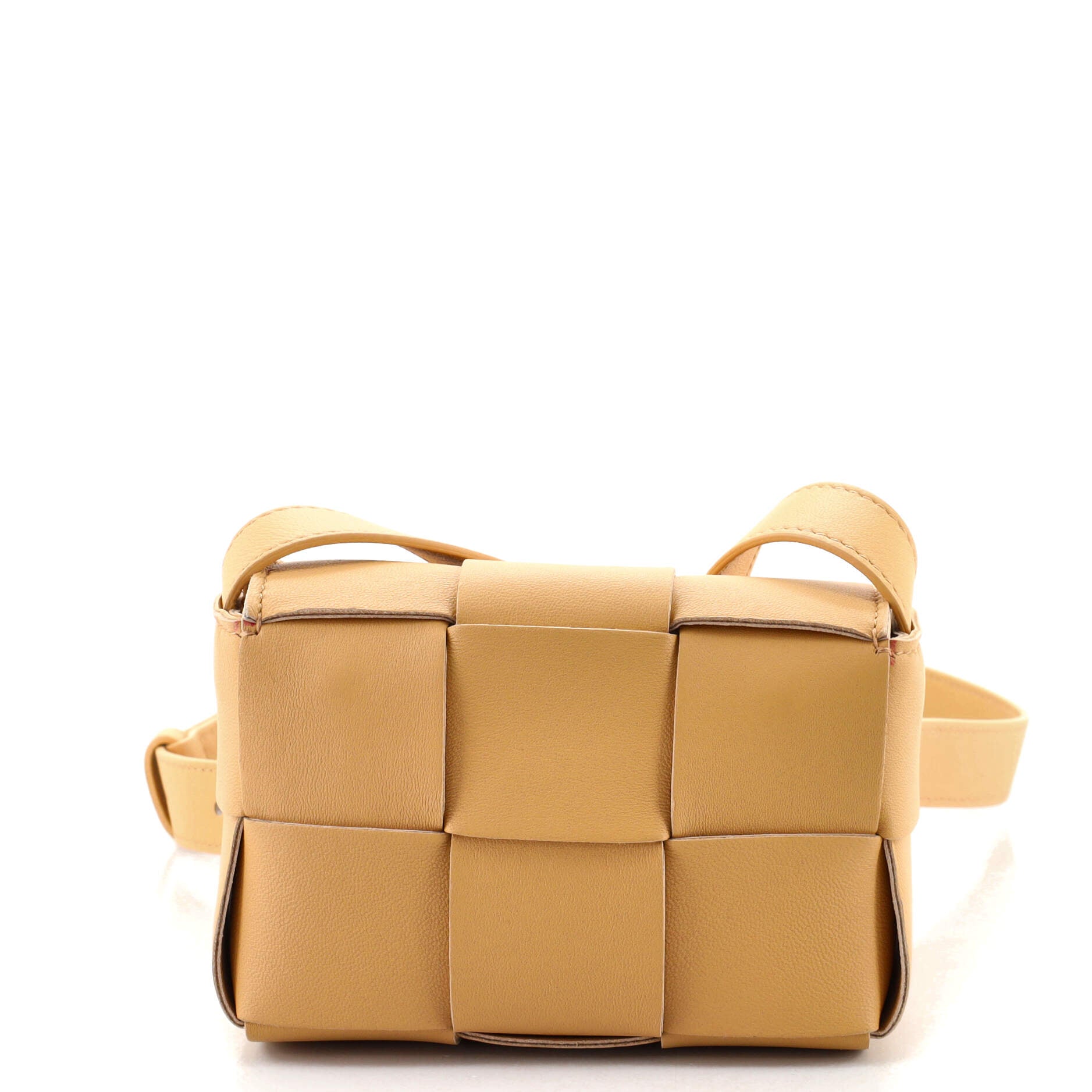 Cassette Crossbody Bag Maxi Intrecciato Leather Extra Mini