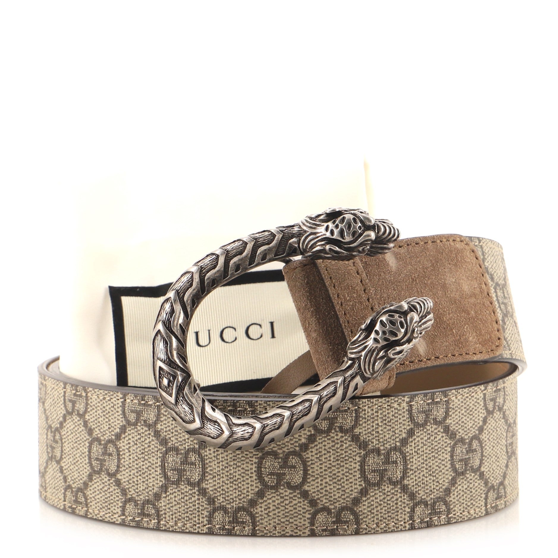 Dionysus Belt GG Coated Canvas Wide 80