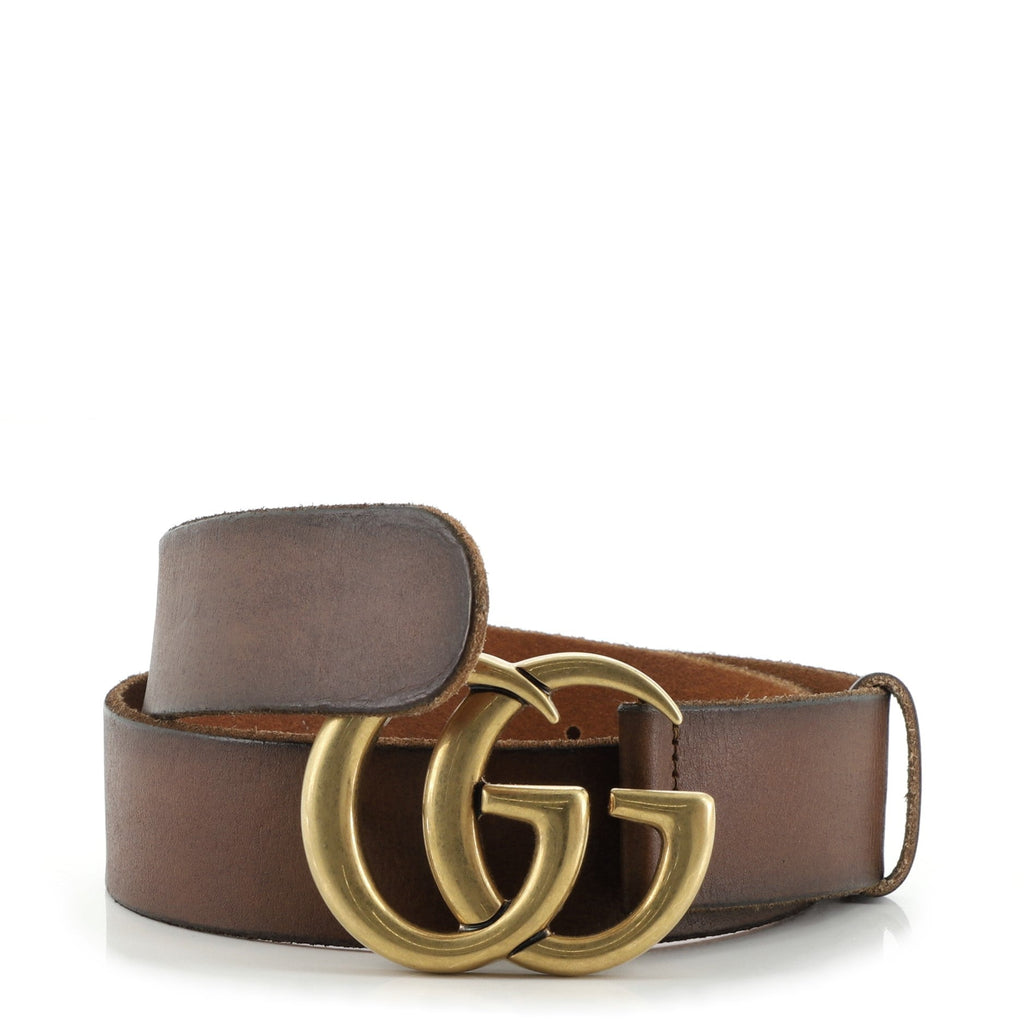 GG Marmont Belt Leather Wide 75