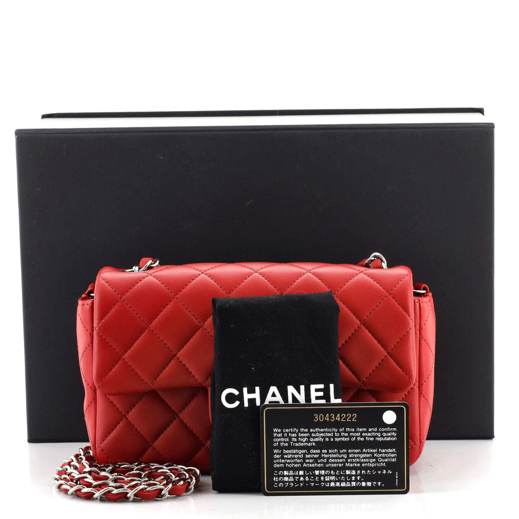 Classic Single Flap Bag Quilted Lambskin Mini